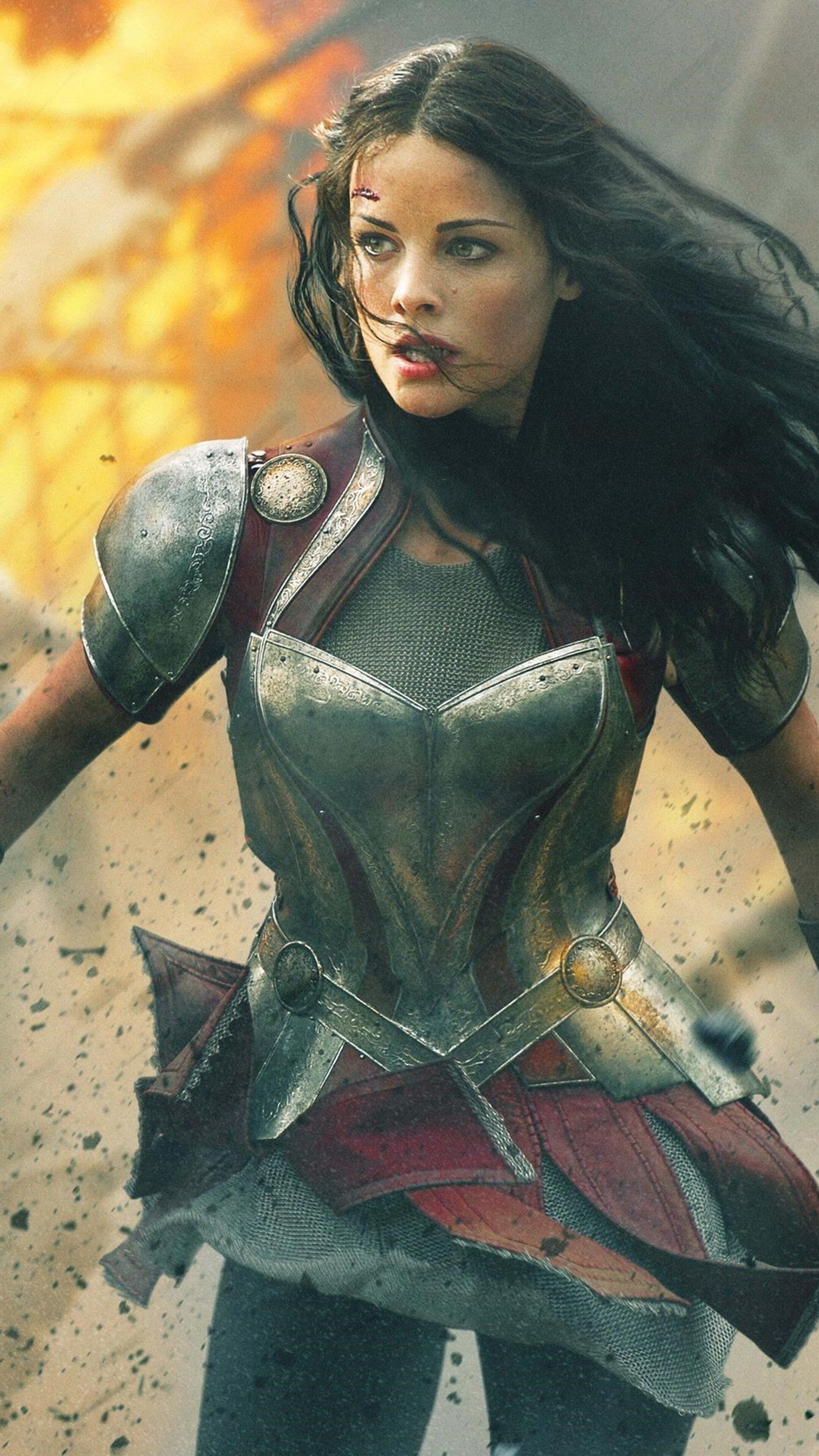 Jaimie Alexander, Thor, Sony Xperia X, 4K wallpapers, 2160x3840 4K Phone