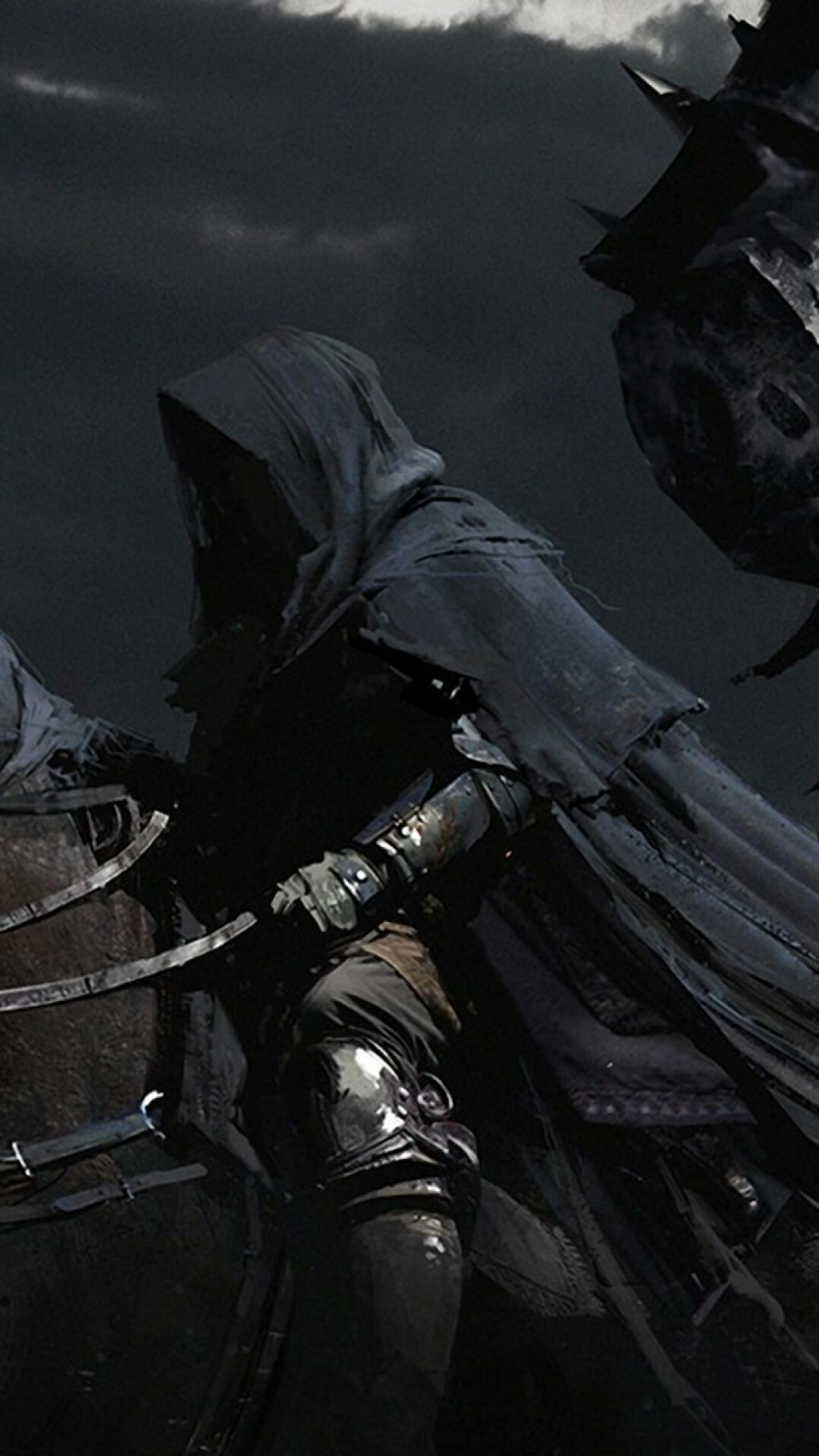 70 nazgul, Dark and haunting, Ringwraiths, 1080x1920 Full HD Phone