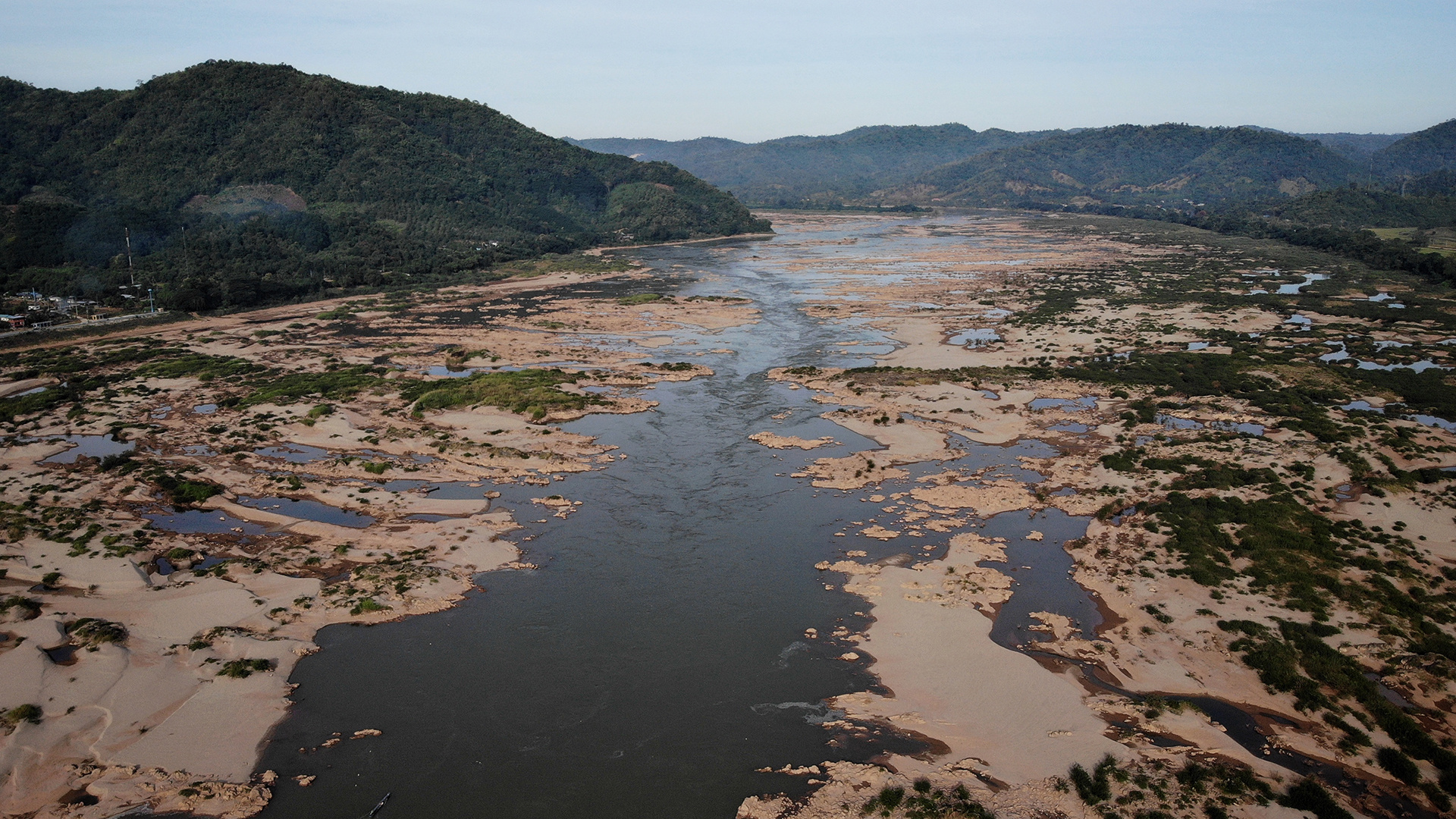 The Mekong River, Mekong dam, China, River flow, 1920x1080 Full HD Desktop