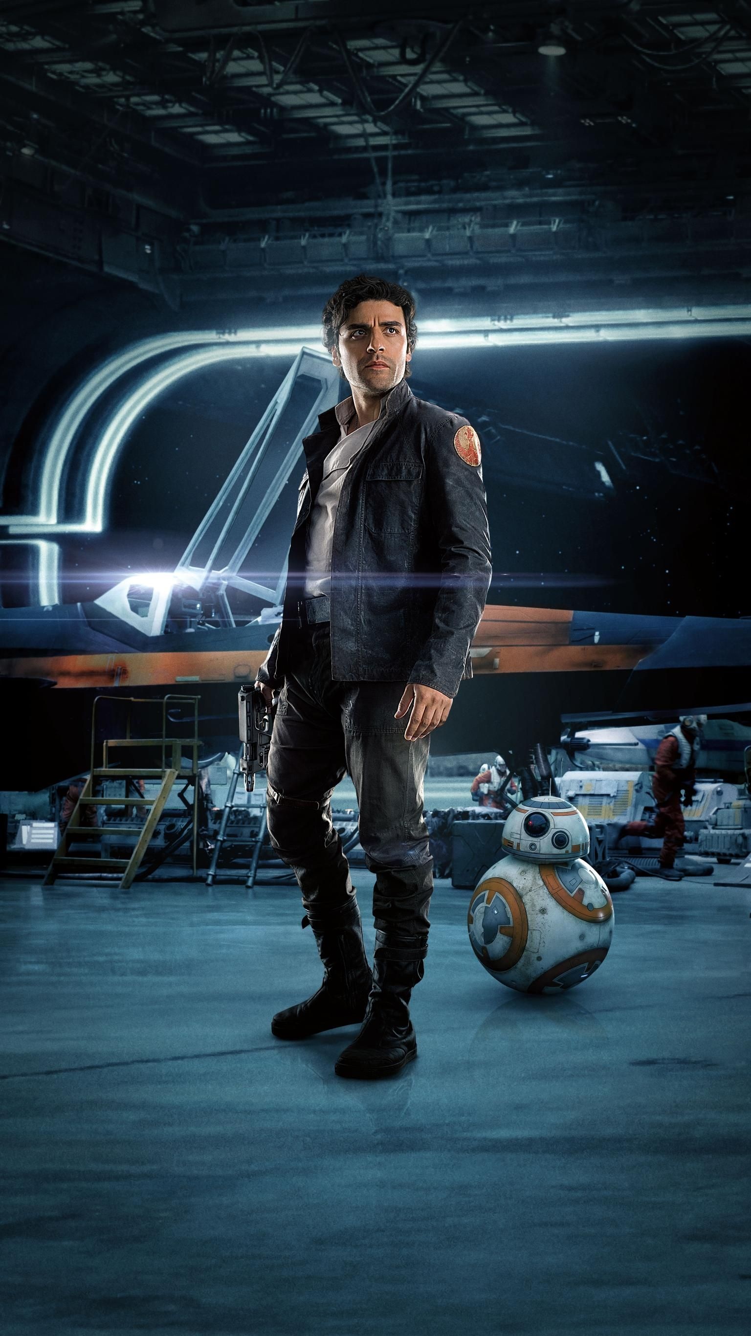 Poe Dameron, The Last Jedi, Phone wallpaper, Star Wars fandom, 1540x2740 HD Phone