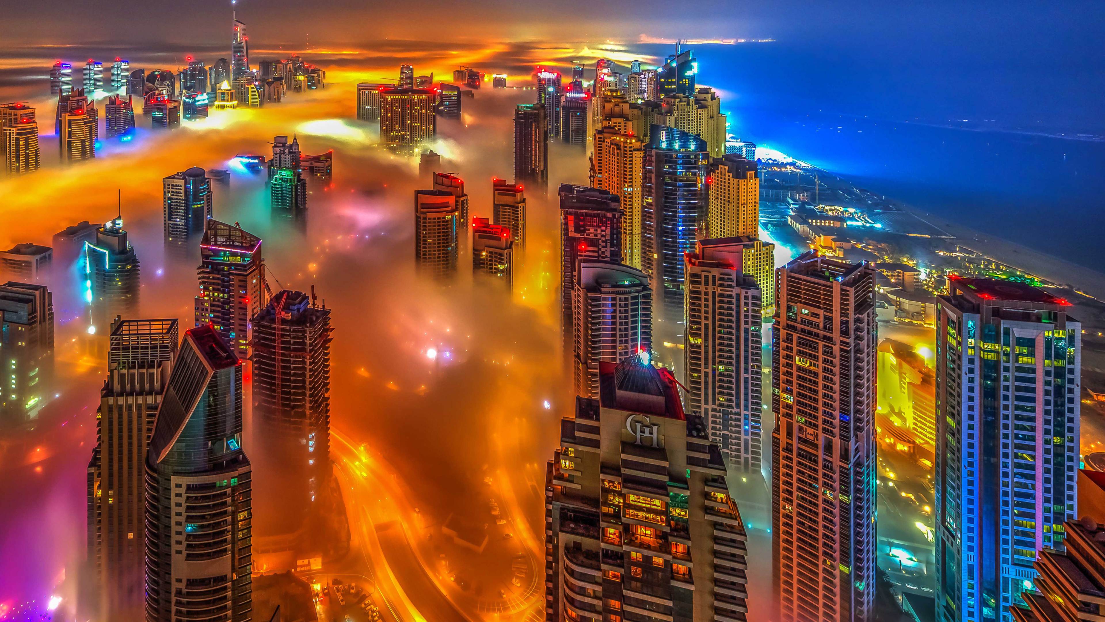 Skyscrapers, Dubai Wallpaper, 3840x2160 4K Desktop