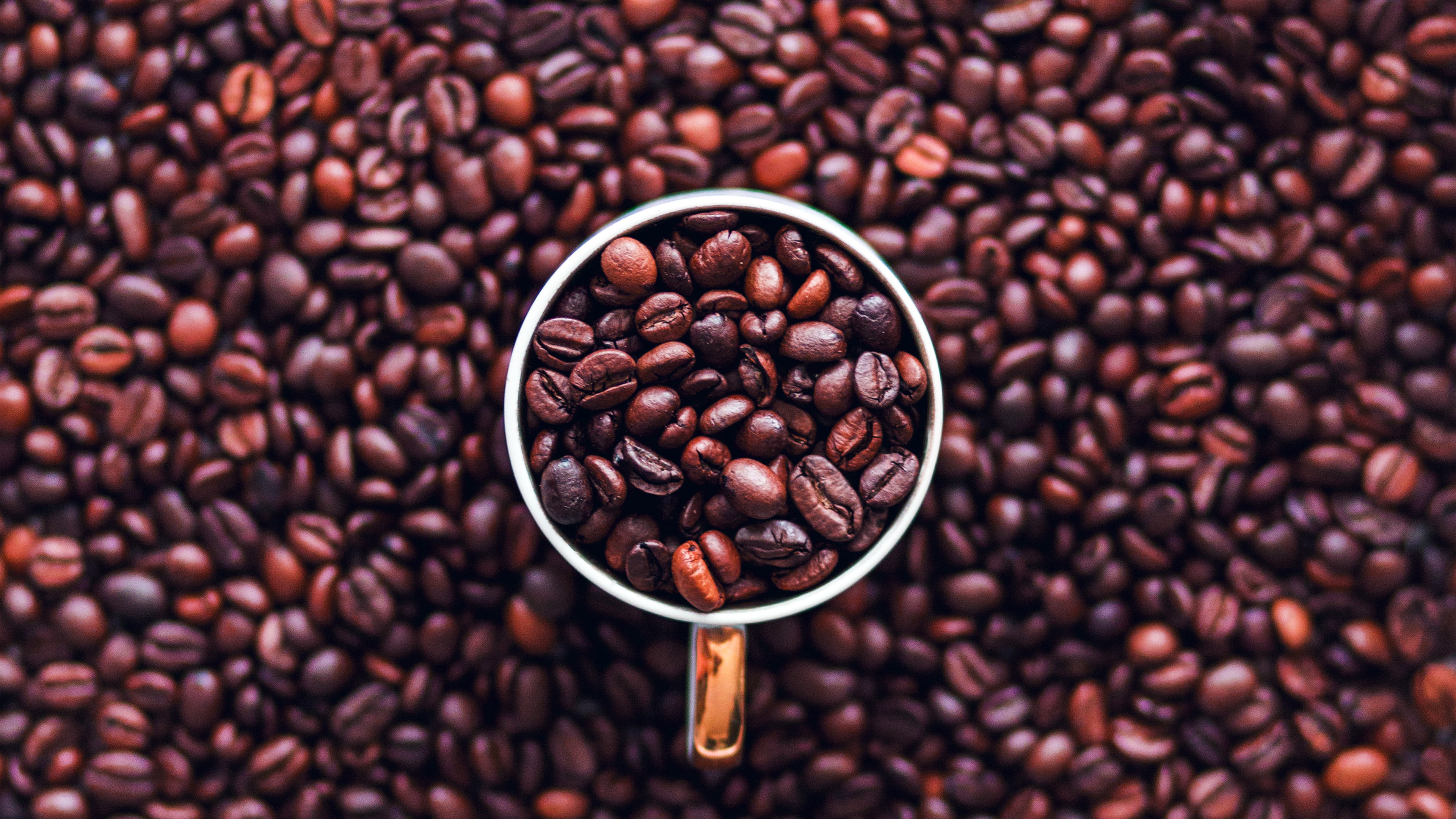 VT00 coffee bokeh, Pattern blue wallpaper, Coffee, Wallpaper, 3840x2160 4K Desktop