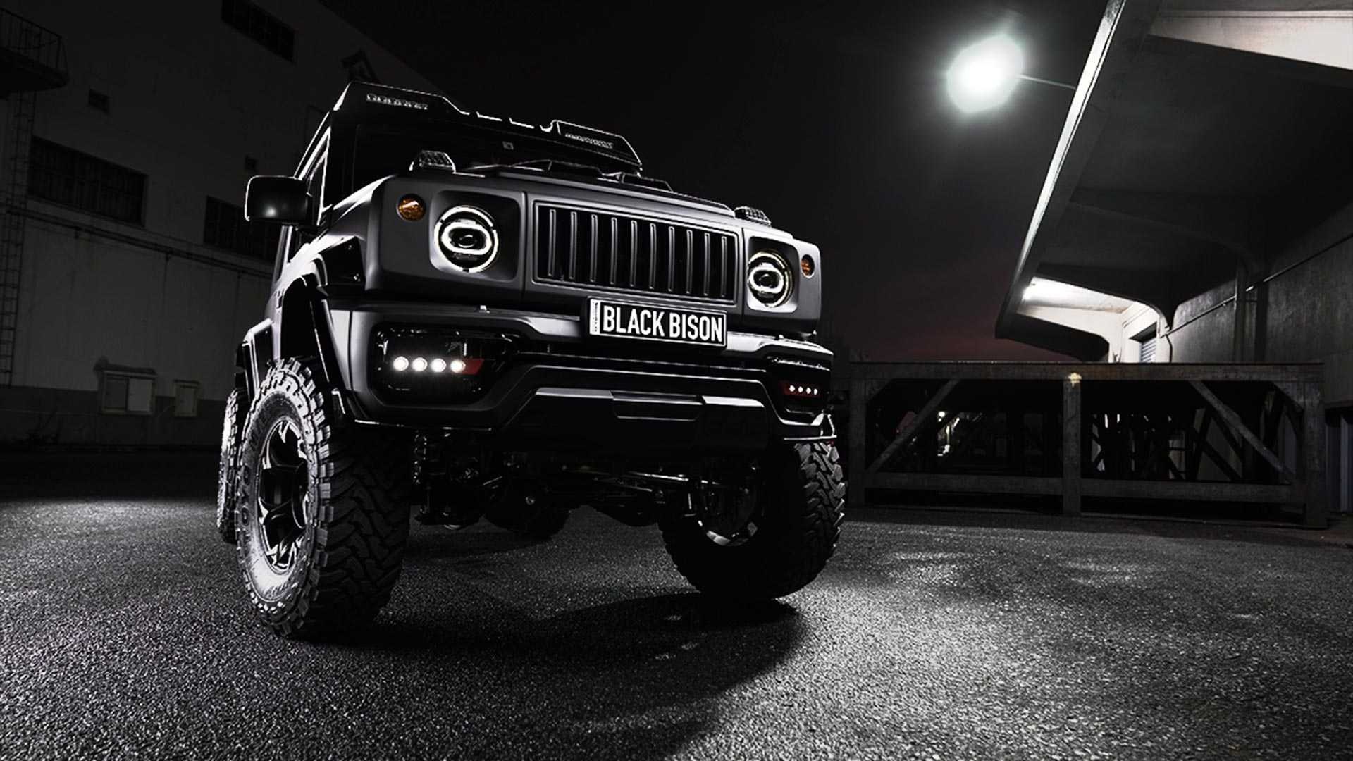 Suzuki Jimny, Auto enthusiast, Black Bison by Wald, 1920x1080 Full HD Desktop