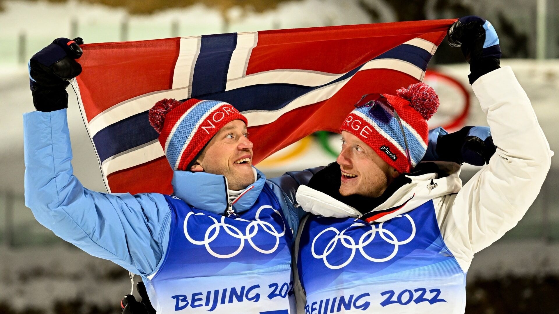 Johannes Thingnes Bo, Boe brothers podium, 10km sprint, Olympics, 1920x1080 Full HD Desktop