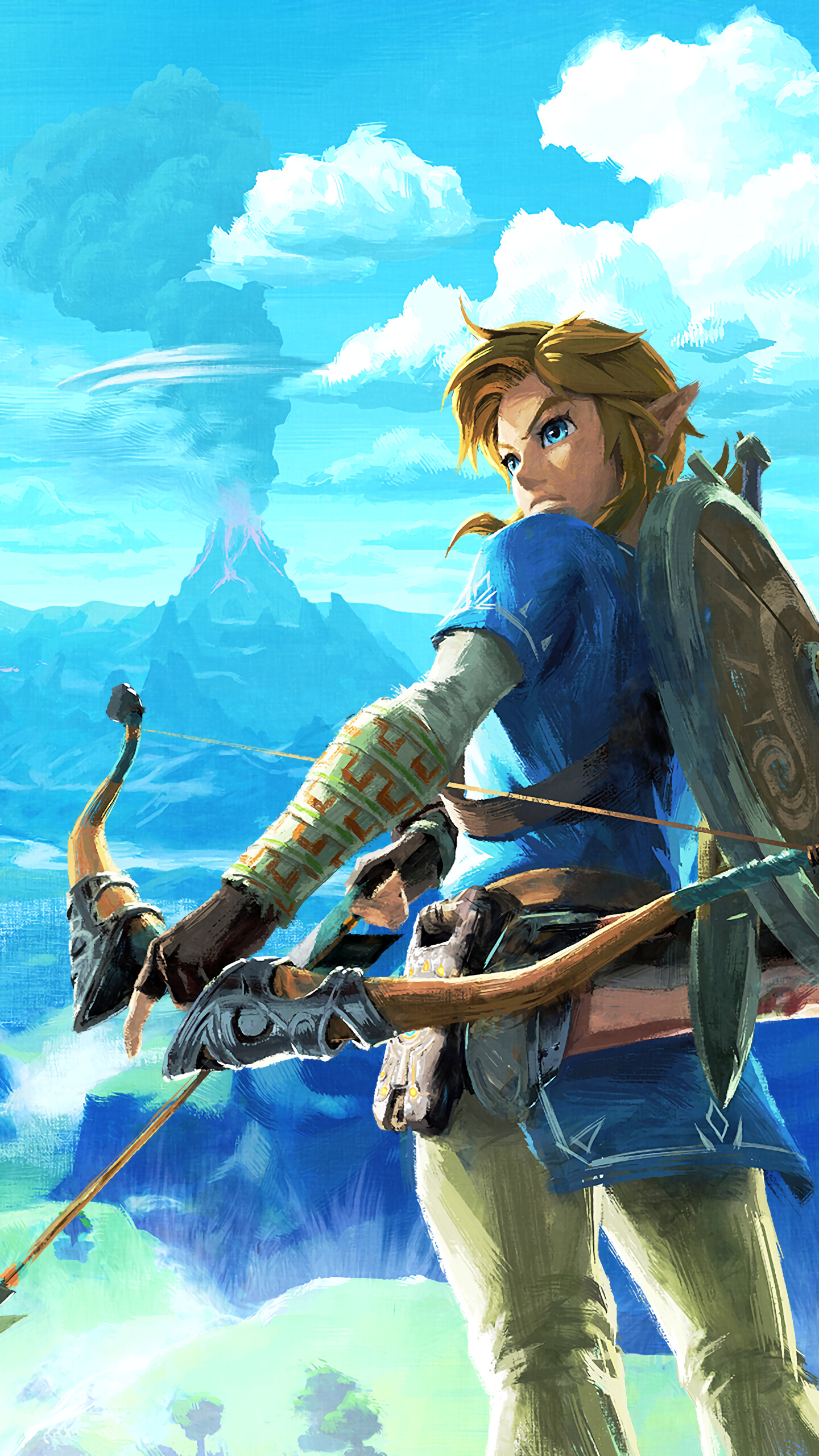 Legend of Zelda, Zelda wallpaper, Beautiful artwork, Enigmatic protagonist, 1440x2560 HD Phone
