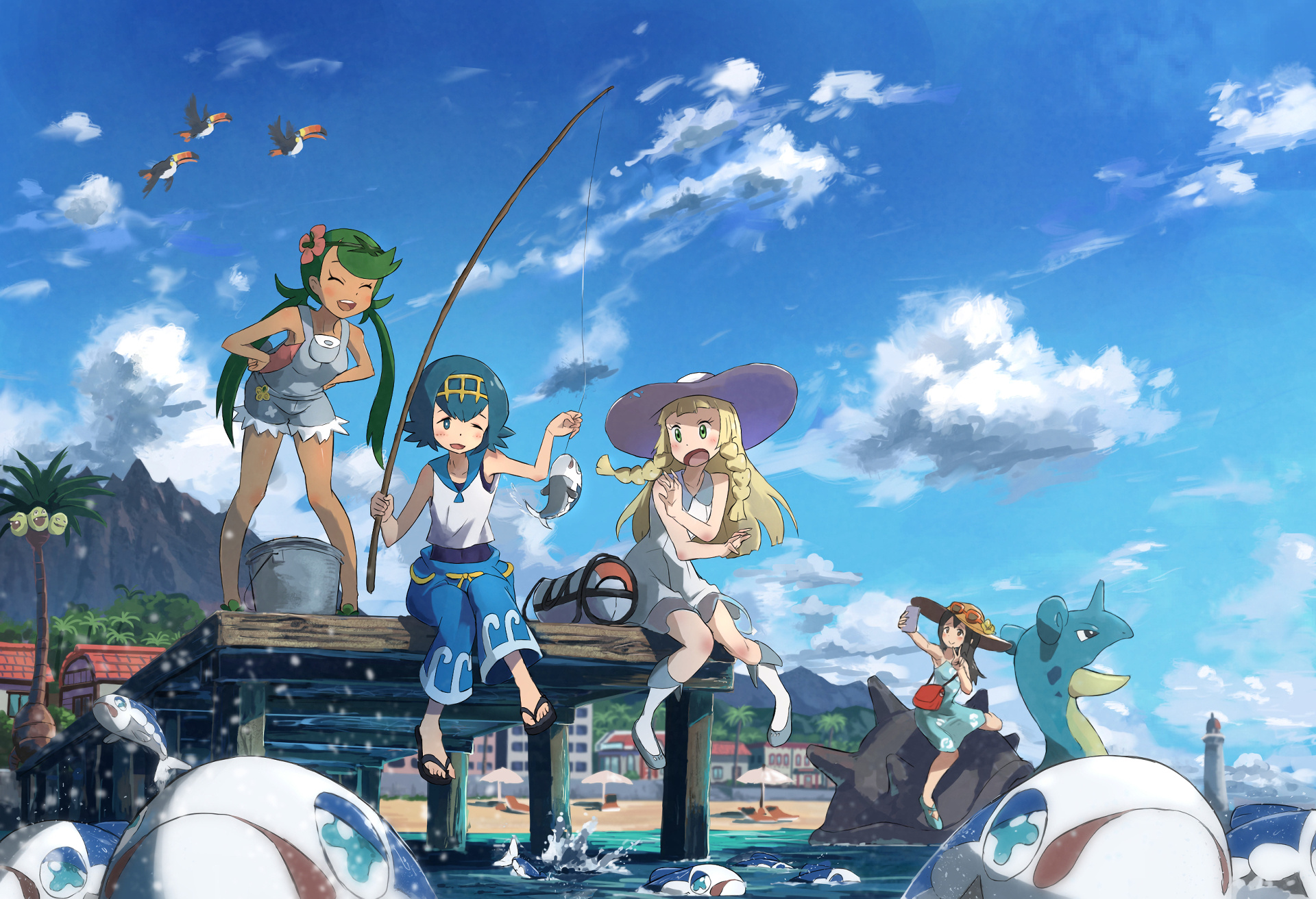 Lapras, Pokmon wallpapers, Mallow's adventure, Friendship theme, 1920x1320 HD Desktop