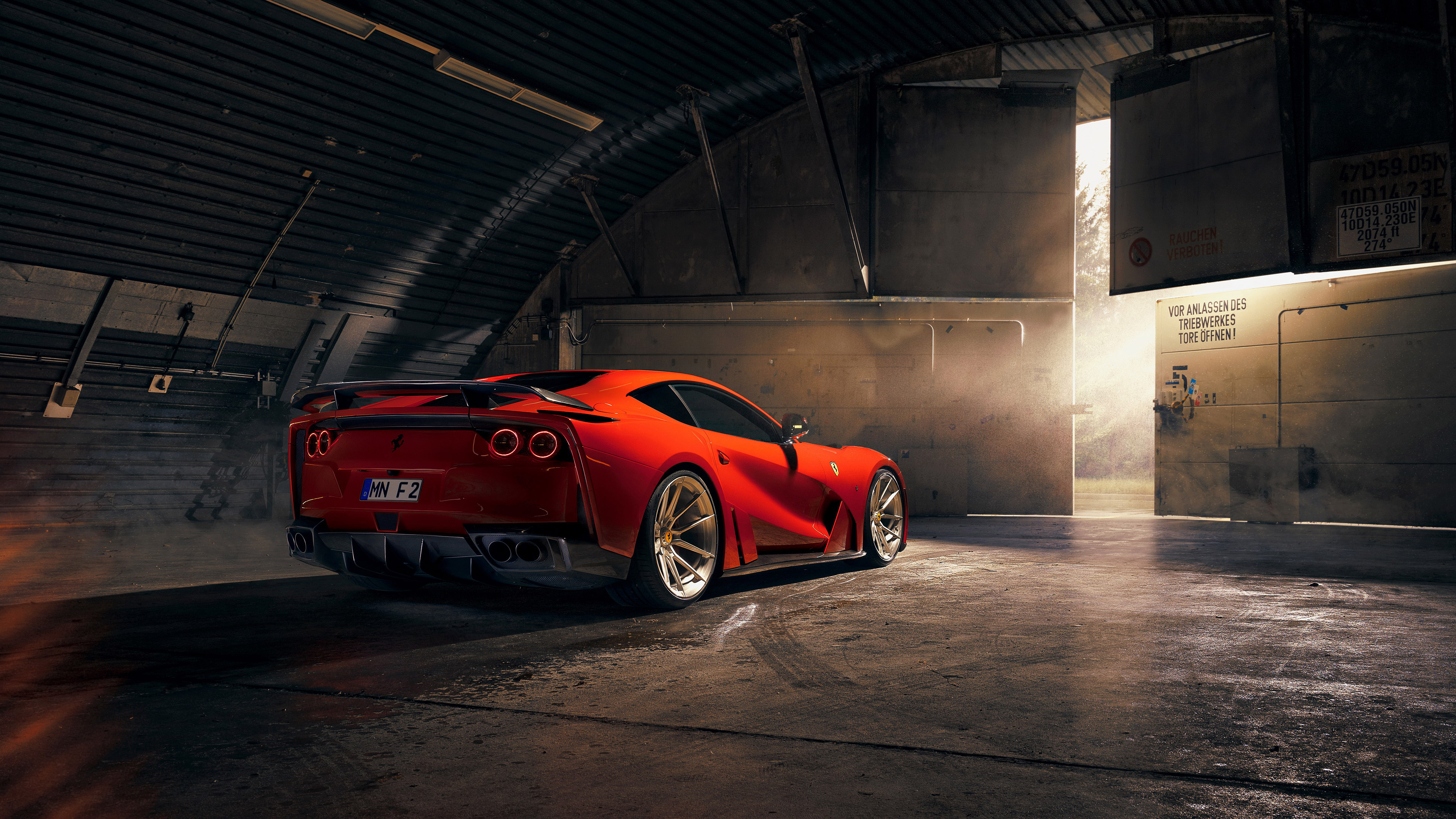 Ferrari 812 Superfast, Novitec edition, HD wallpapers and backgrounds, Stylish, 3840x2160 4K Desktop