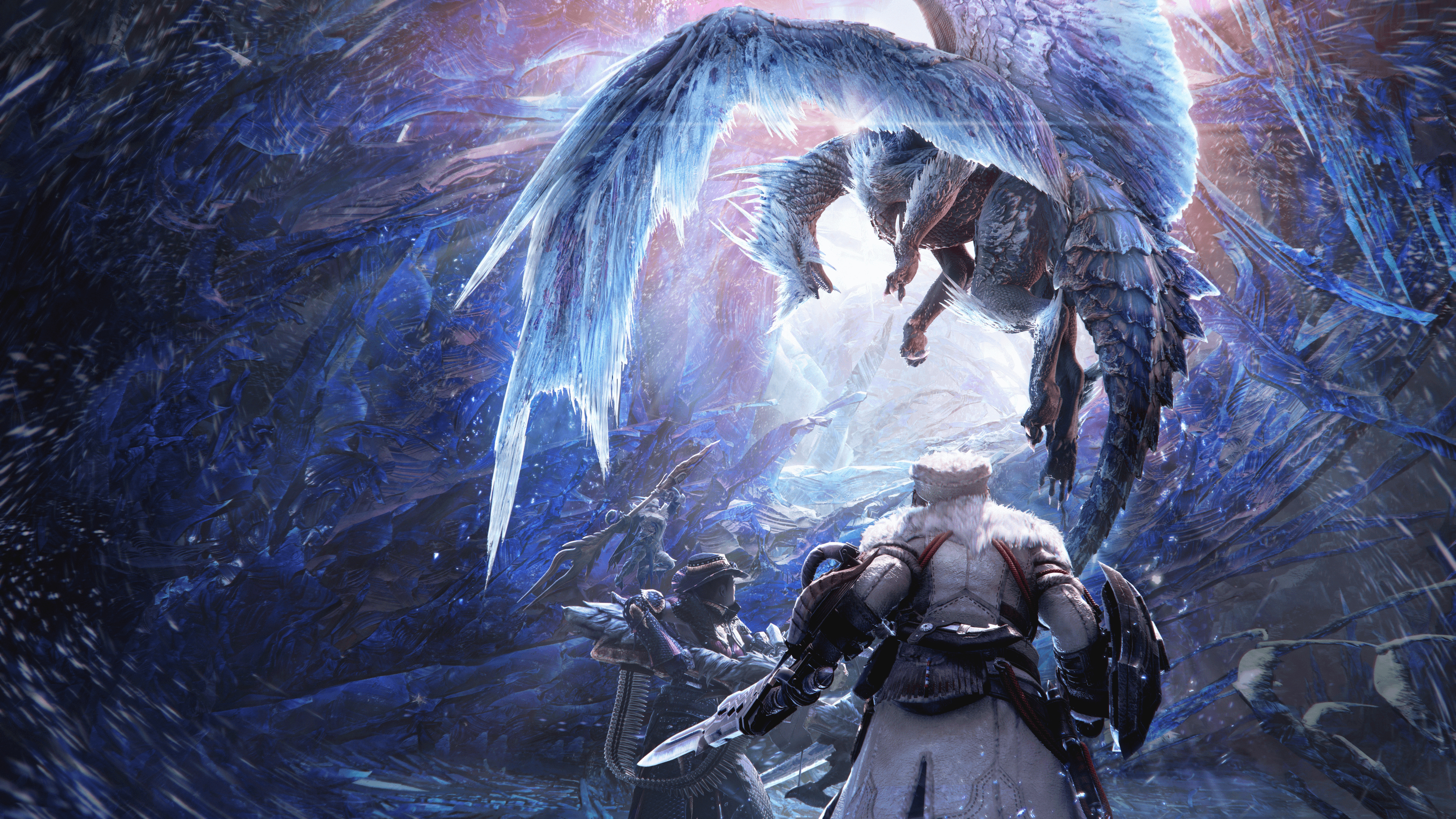 Monster Hunter: World, Ice Dragon Wallpaper, 3840x2160 4K Desktop
