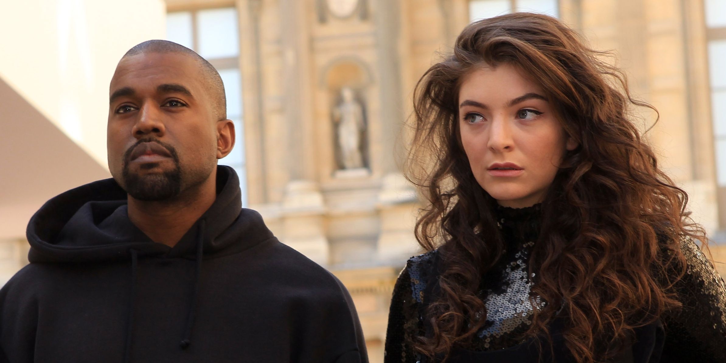 Kanye West, Lorde Wallpaper, 2390x1200 Dual Screen Desktop