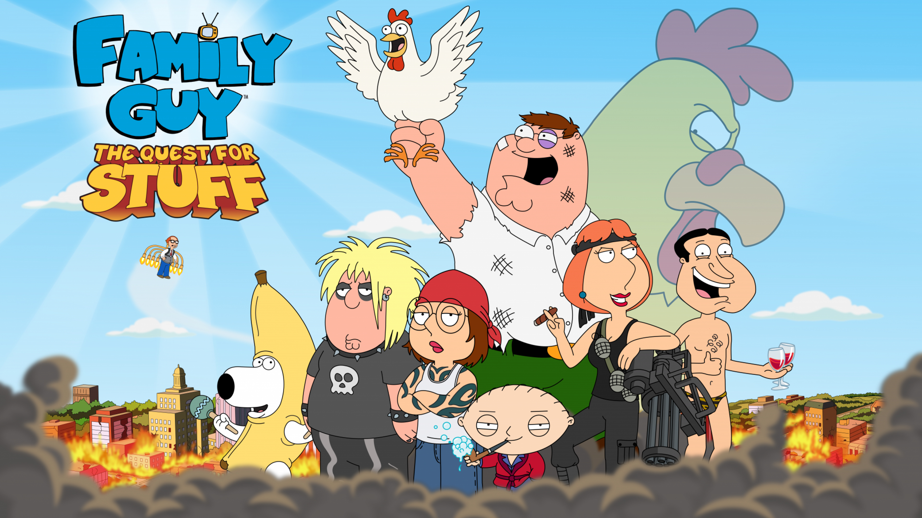 The Quest for Stuff, Family Guy Wallpaper, 3840x2160 4K Desktop