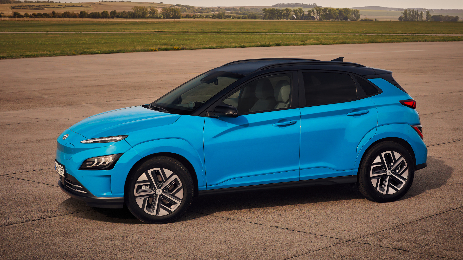 Hyundai Kona, Electric model, Free desktop wallpapers, 1920x1080 Full HD Desktop