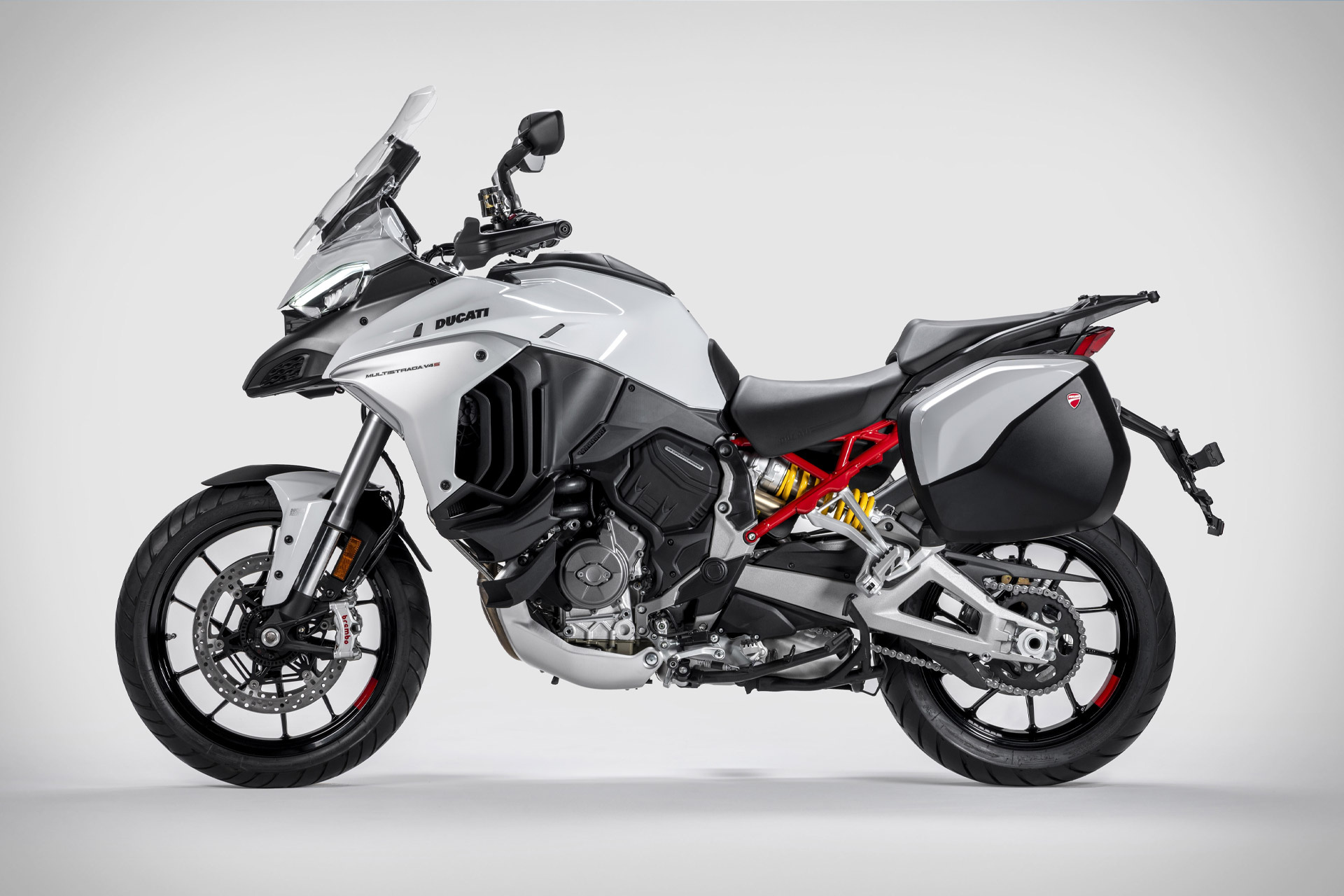 Ducati Multistrada V4, High-performance motorcycle, Uncrate design, Multistrada model, 1920x1280 HD Desktop