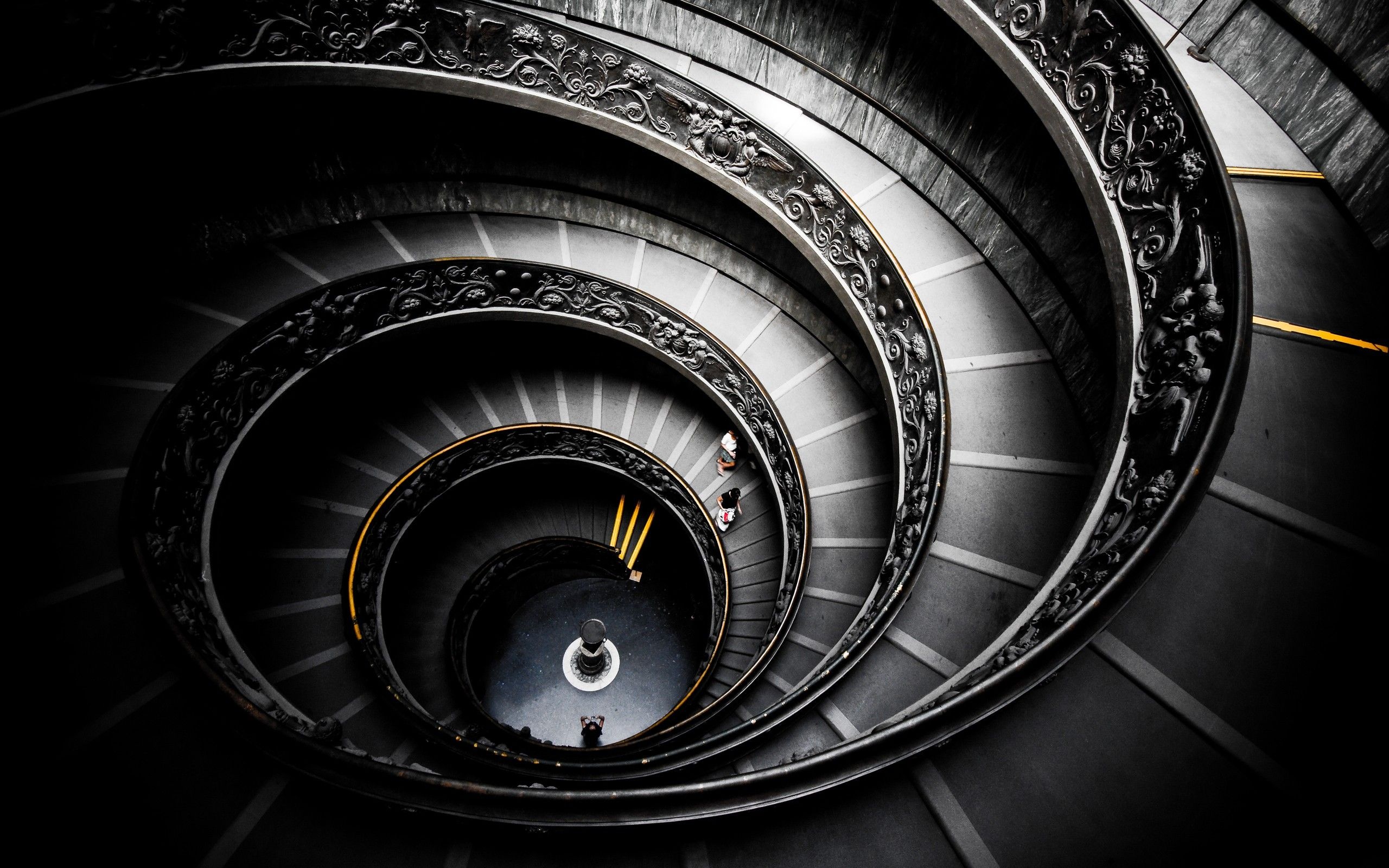 Vatican Museums, Staircase Wallpaper, 2560x1600 HD Desktop