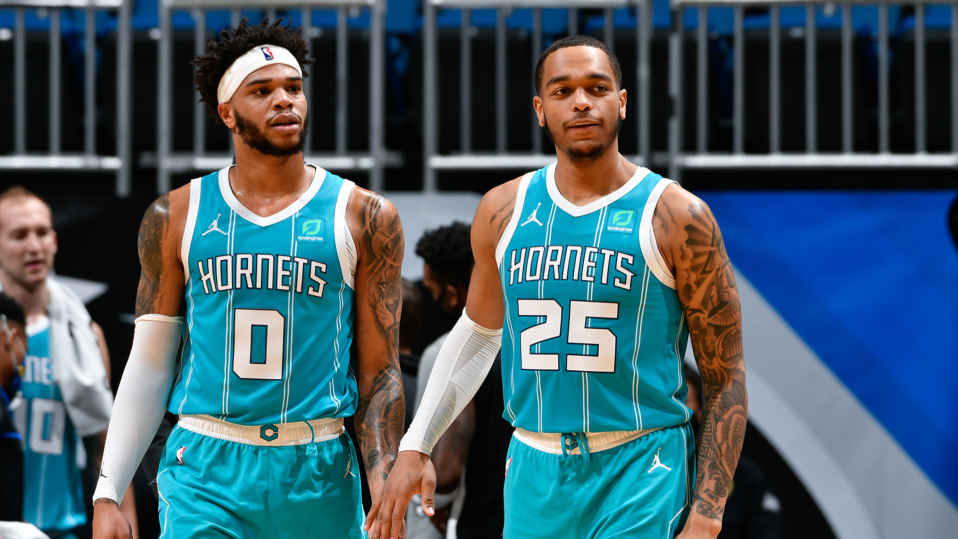 Miles Bridges, Cody Martin, P.J. Washington, Health and safety protocols, 1920x1080 Full HD Desktop