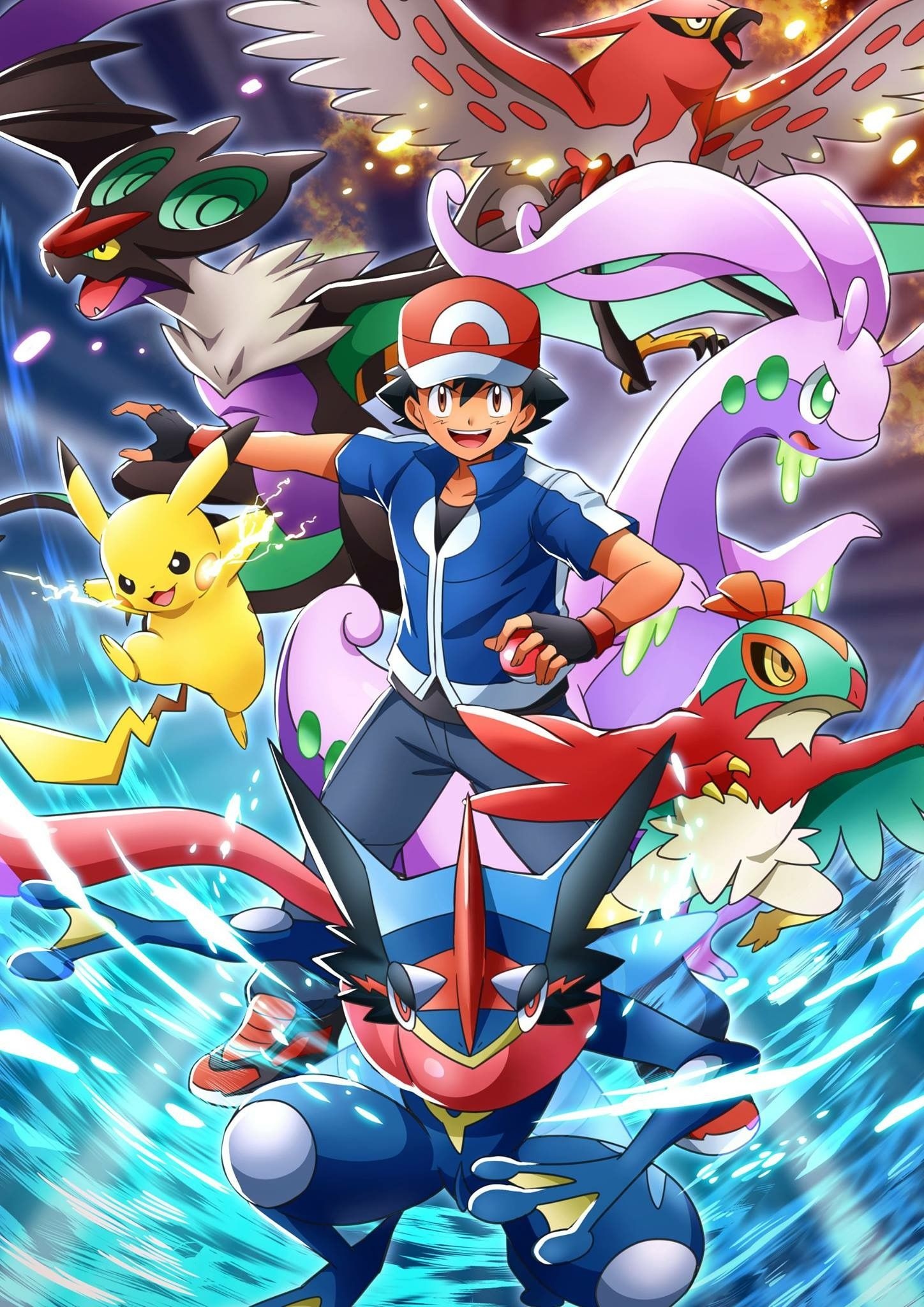 Greninja art, Creative Pokmon designs, Cool illustrations, Inspiring artwork, 1450x2050 HD Phone