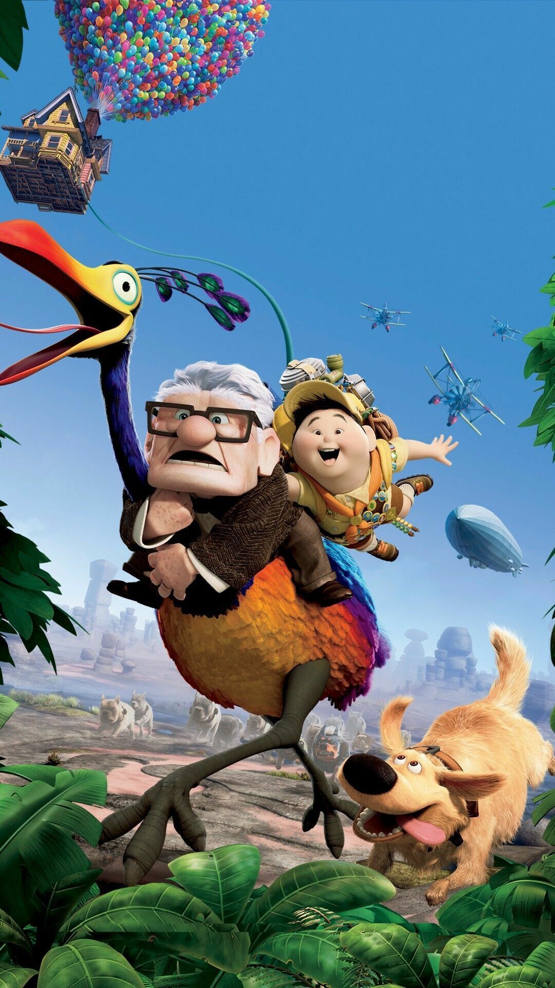 Up cartoon animation, Movie wallpaper android, 1080x1920 Full HD Phone