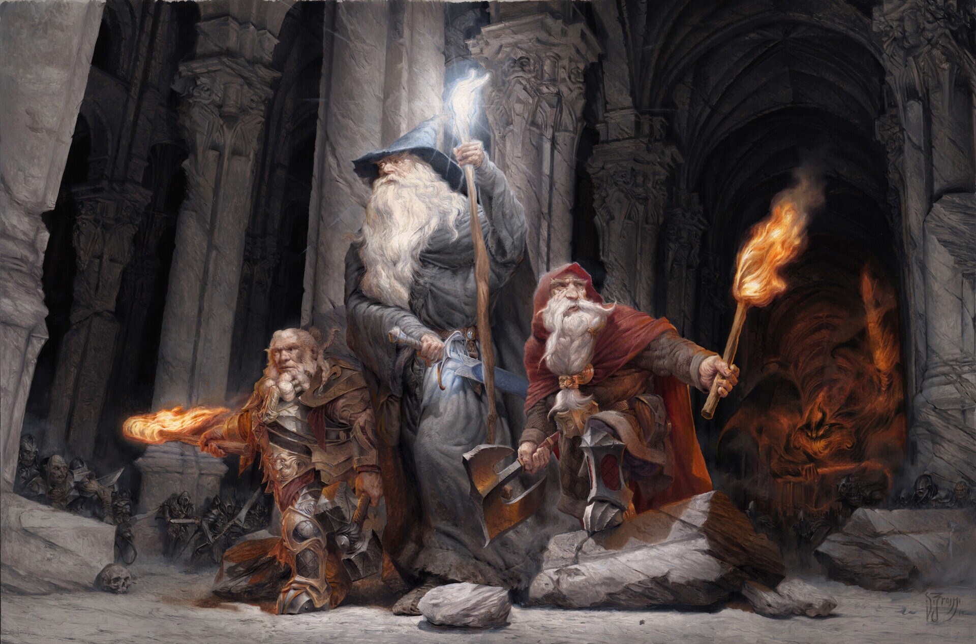 Dwarf, Gandalf the Grey, Lord of the Rings, Wallpaper, 1920x1270 HD Desktop