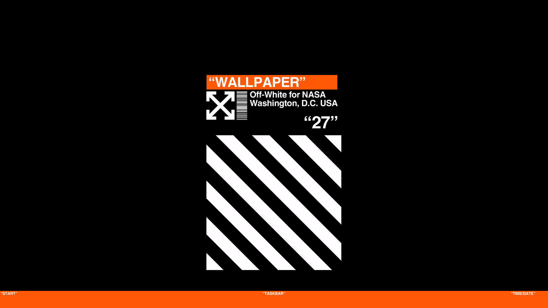 Off-White, HD wallpaper, Sleek design, Clean aesthetic, 1920x1080 Full HD Desktop