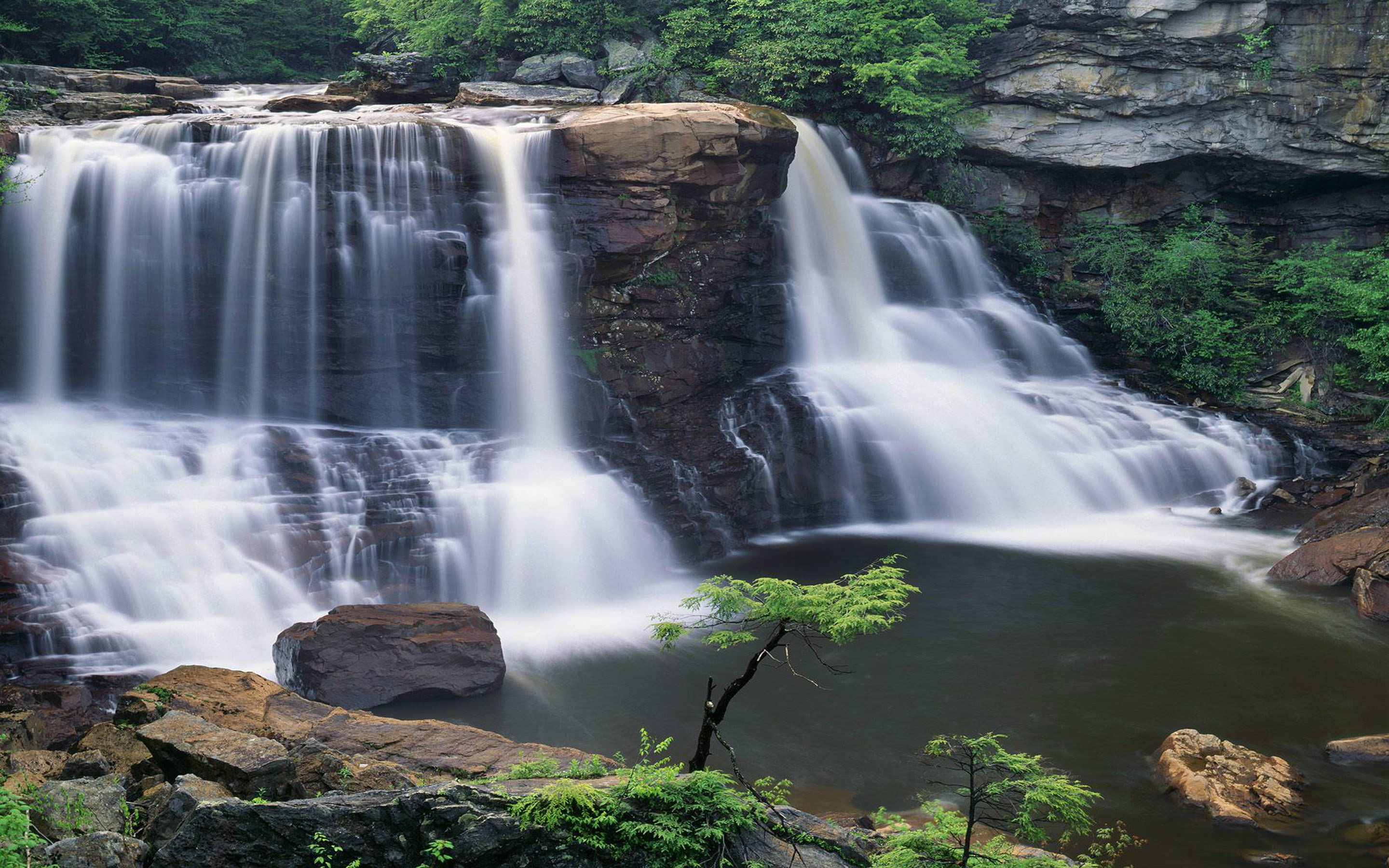 Landscape, Blackwater Falls State Park, 2880x1800 HD Desktop