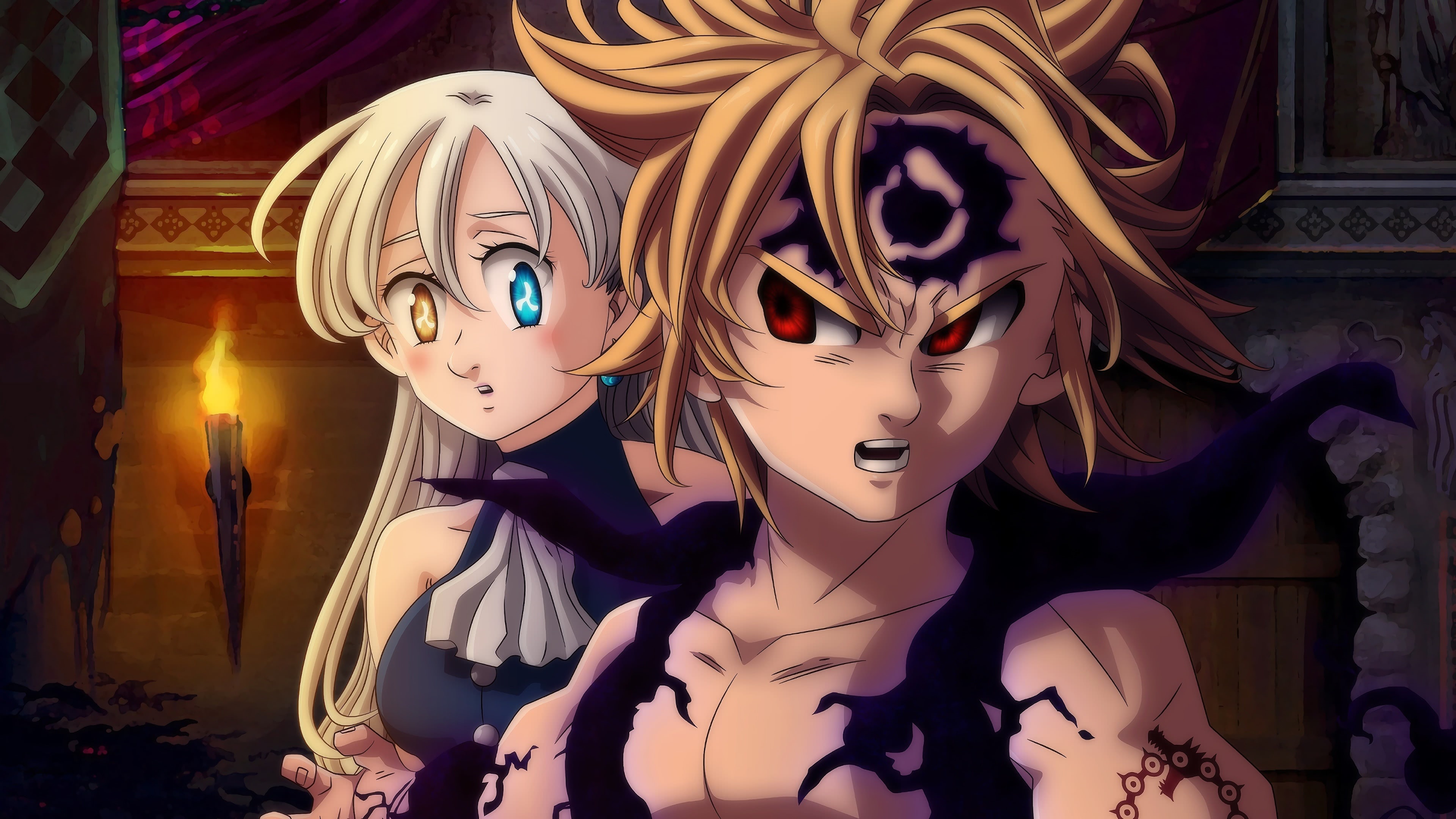 Meliodas, Nanatsu no Taizai, Seven Deadly Sins, UHD, 3840x2160 4K Desktop