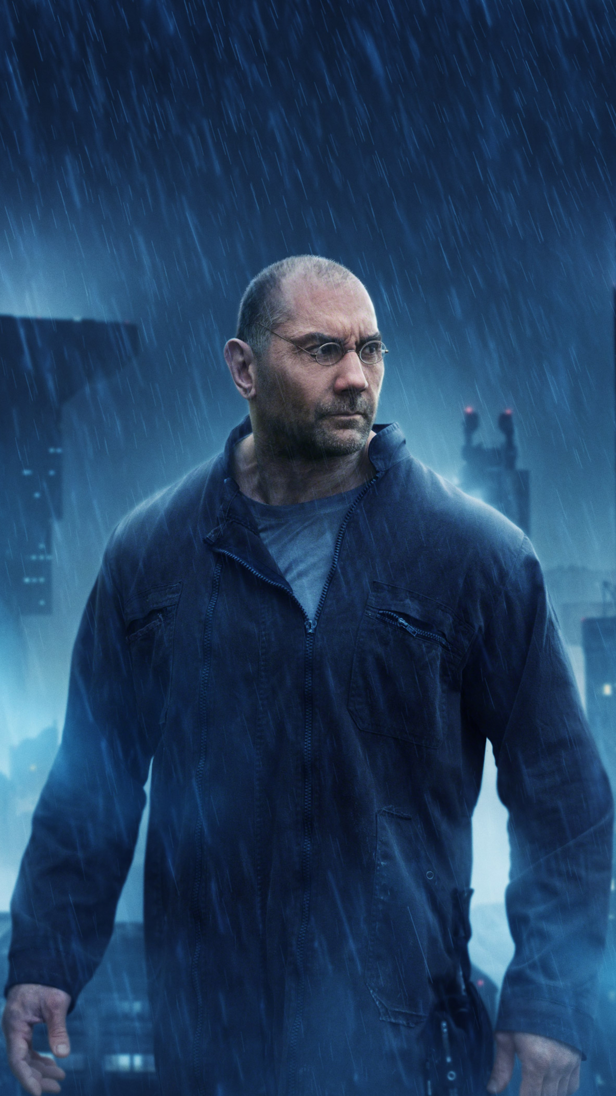 Dave Bautista, Sapper Morton, Blade Runner 2049, Sony Xperia, 2160x3840 4K Phone