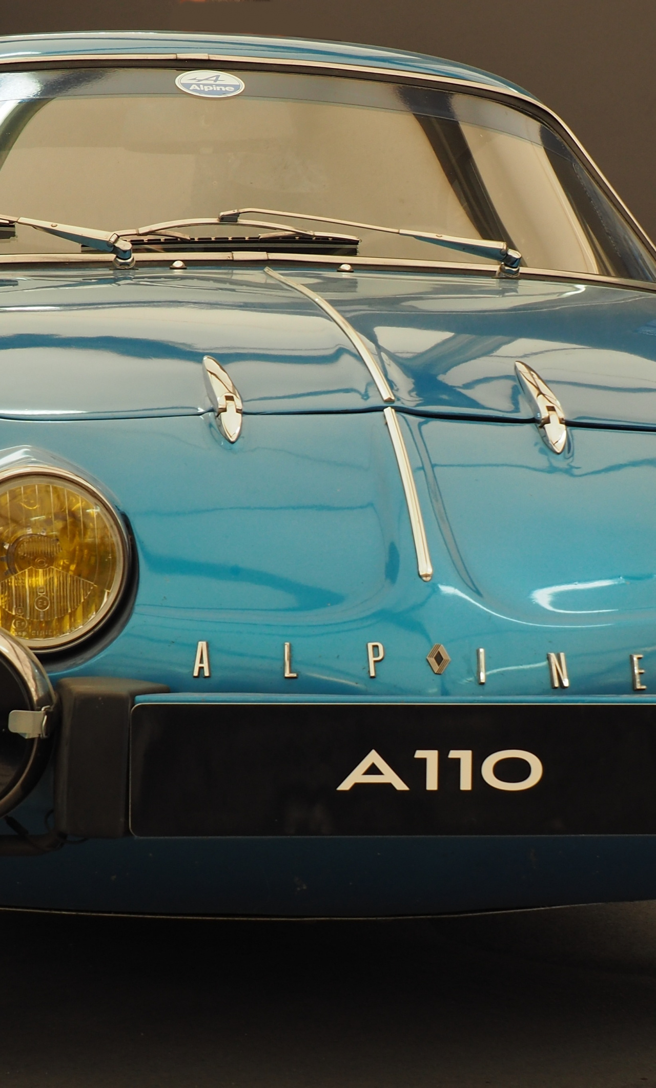 Alpine A110, Classic Car, Retro, Elegance, Legacy, 1280x2120 HD Phone