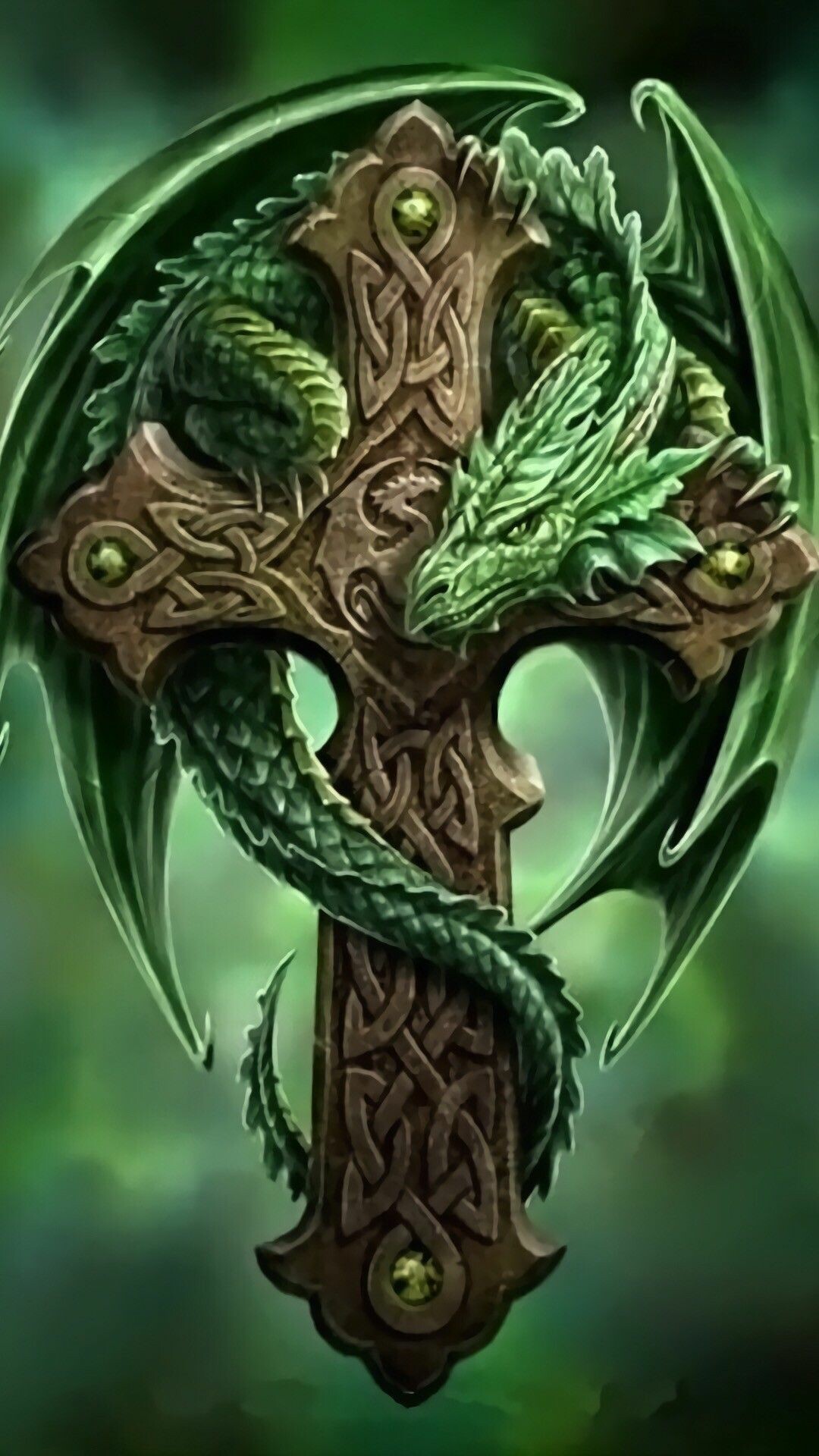 Celtic, Dragons Wallpaper, 1080x1920 Full HD Phone