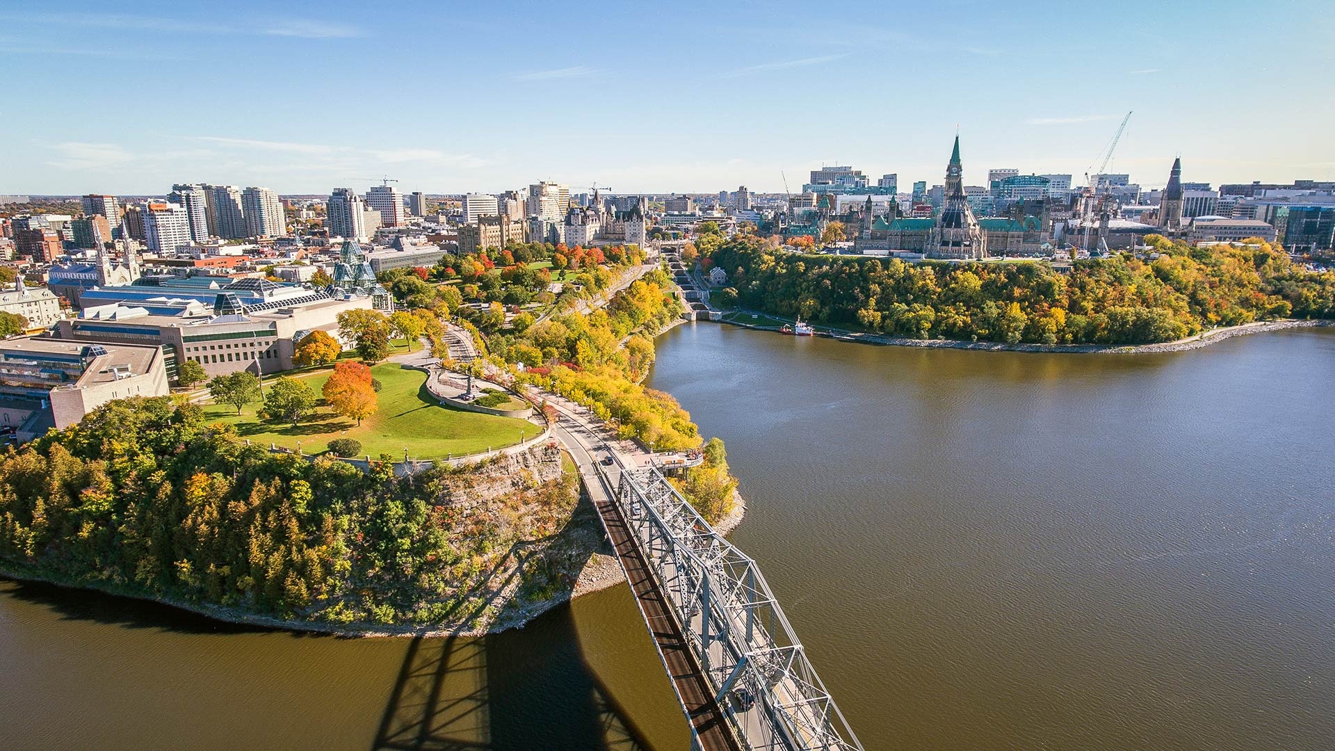 Ottawa River, Tranquil beauty, Riverfront charm, Recreational paradise, 1920x1080 Full HD Desktop