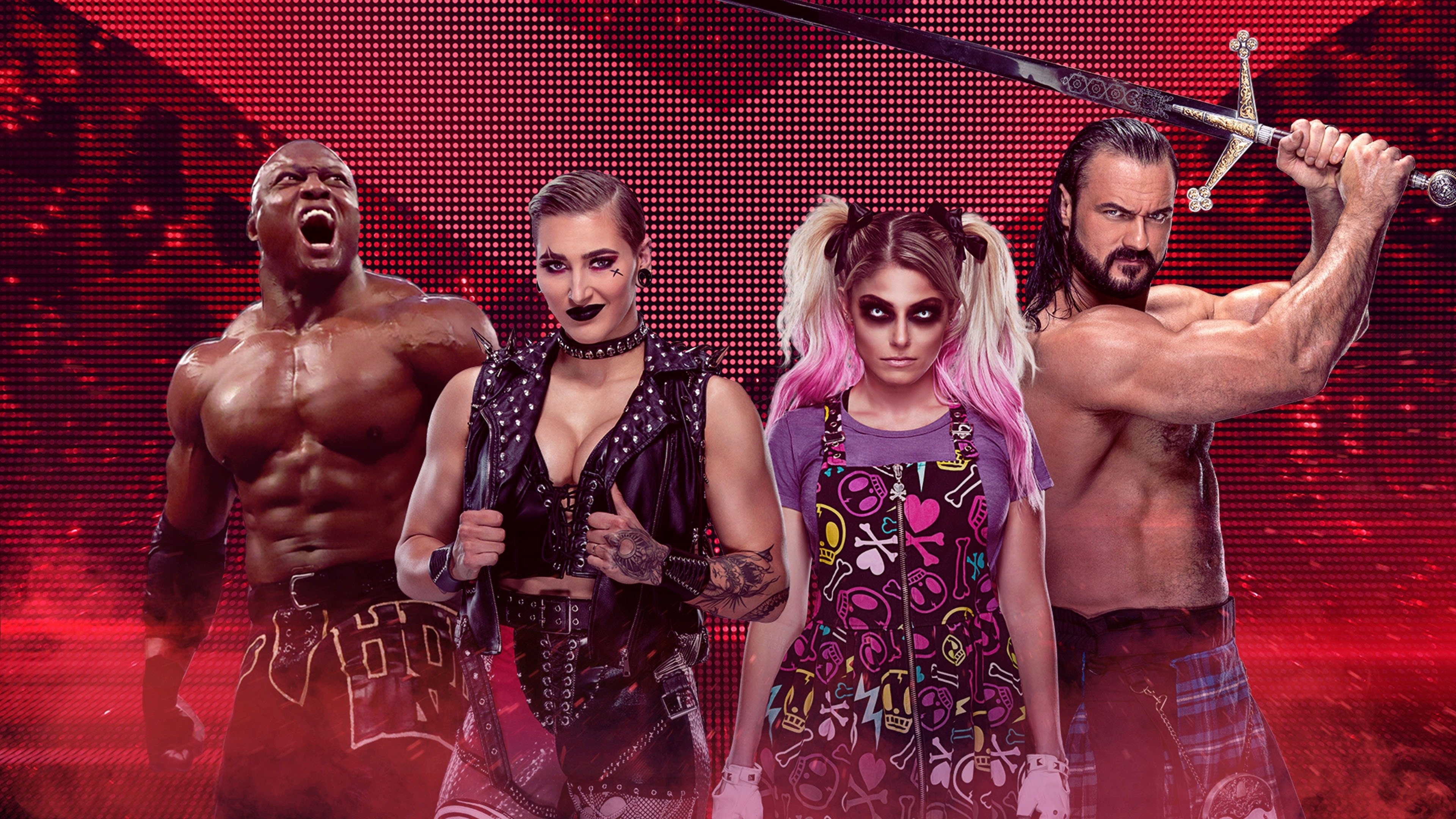 WWE Raw, TV shows, Plex, Online series, 3840x2160 4K Desktop