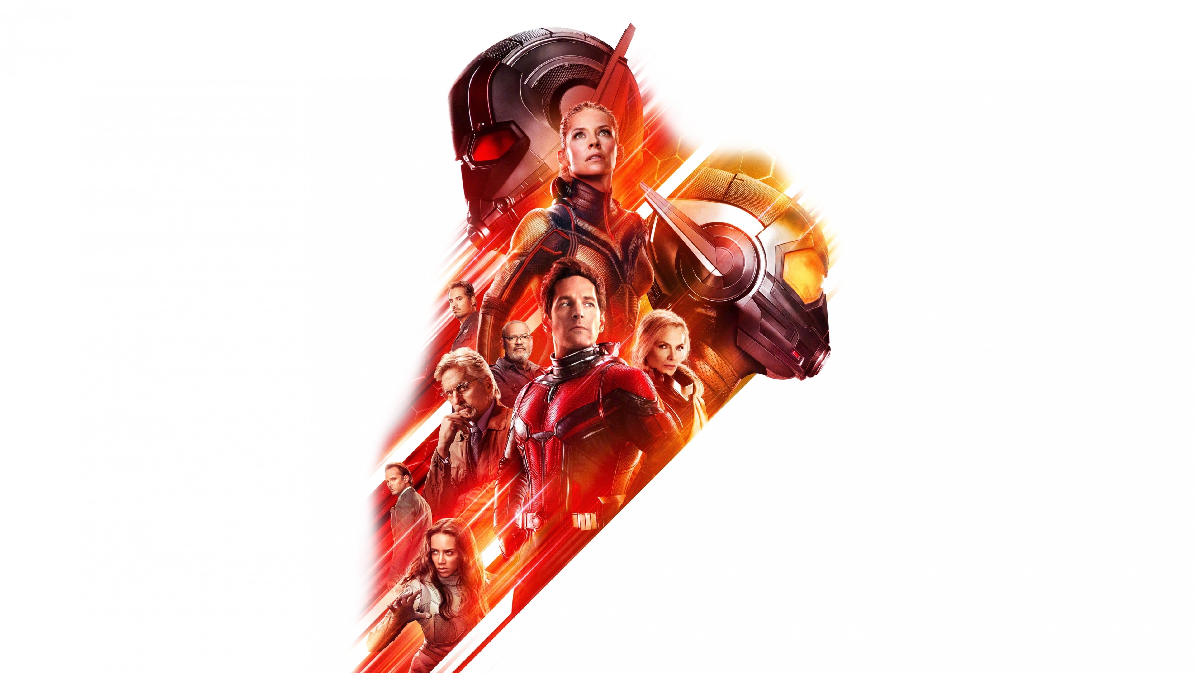 Wallpaper Ant-Man and The Wasp, Evangeline Lilly, Hannah John-Kamen, Michelle Pfeiffer, 3840x2160 4K Desktop