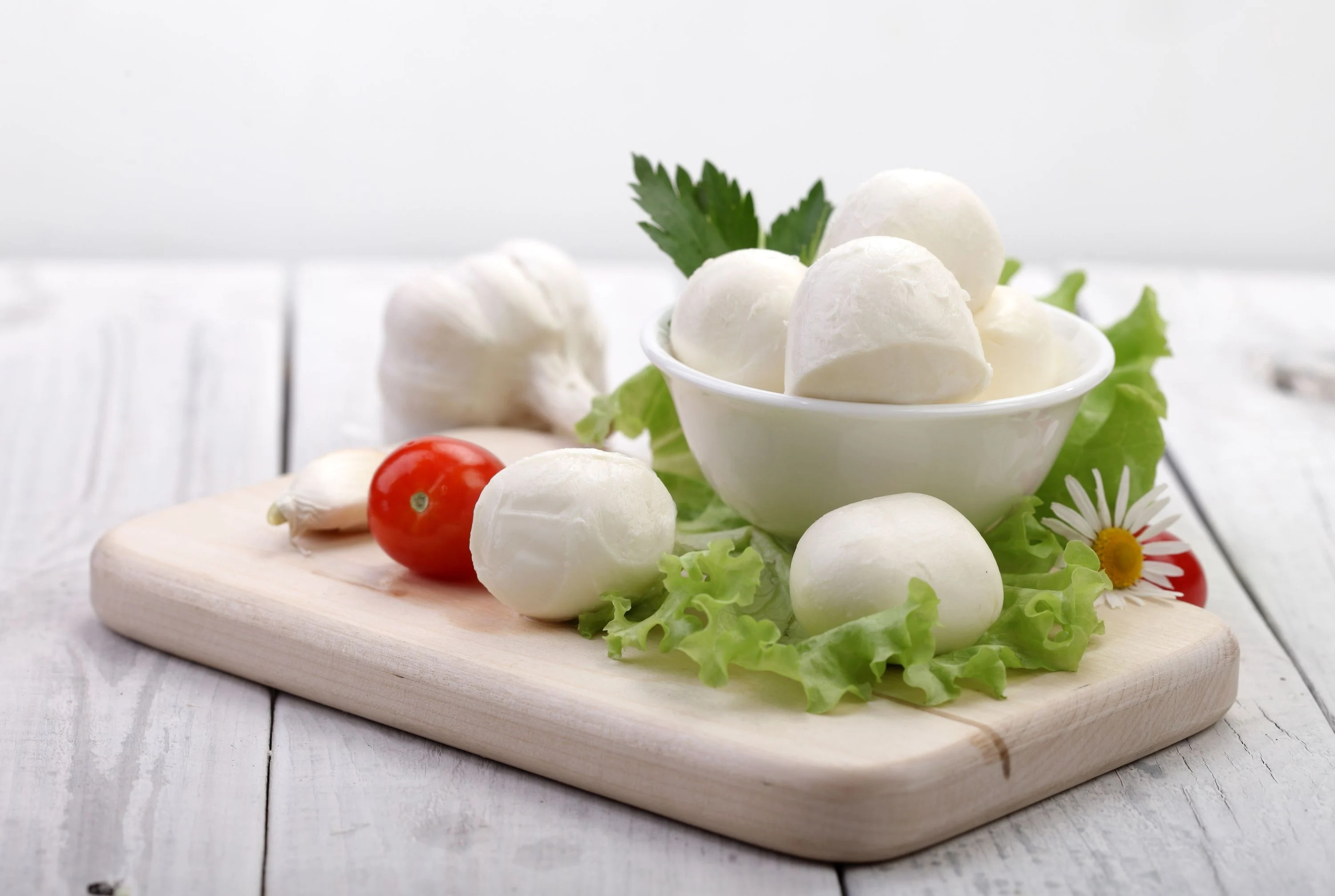 Mozzarella cheese, Creamy delight, Melting perfection, Delectable charm, 3000x2020 HD Desktop