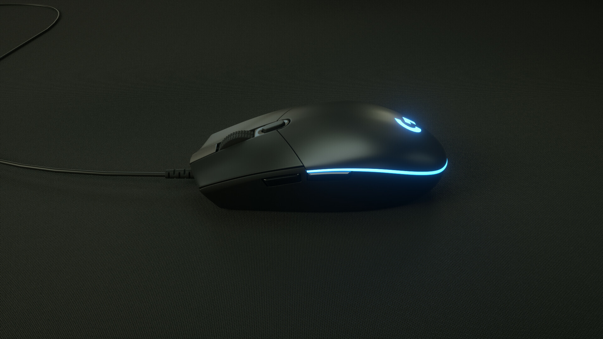 Logitech G102 Prodigy, Artstation creation, Gaming gear, Sleek design, 1920x1080 Full HD Desktop