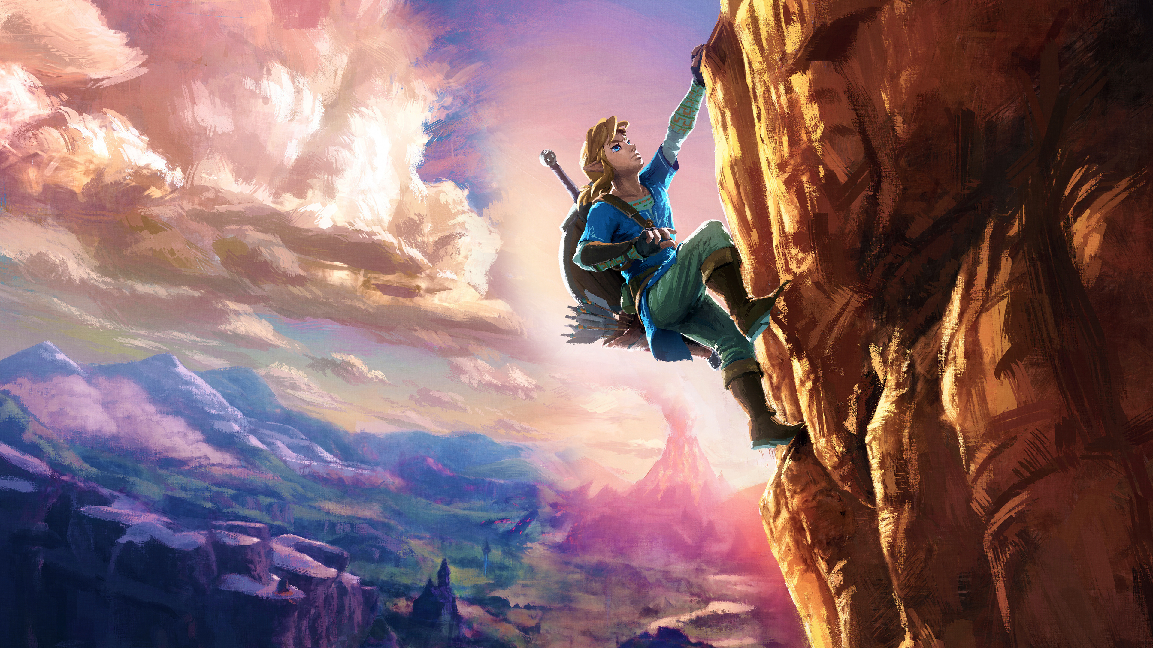 Zelda, Breath of the Wild, Wallpaper, Ethan Walker, 3840x2160 4K Desktop