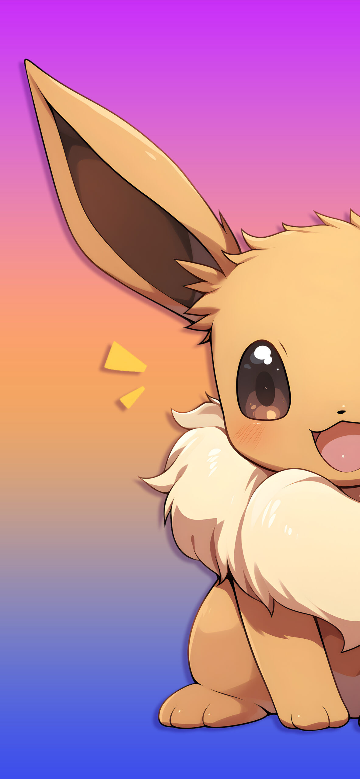 Eevee, Cute Phone Wallpaper, 1190x2560 HD Phone