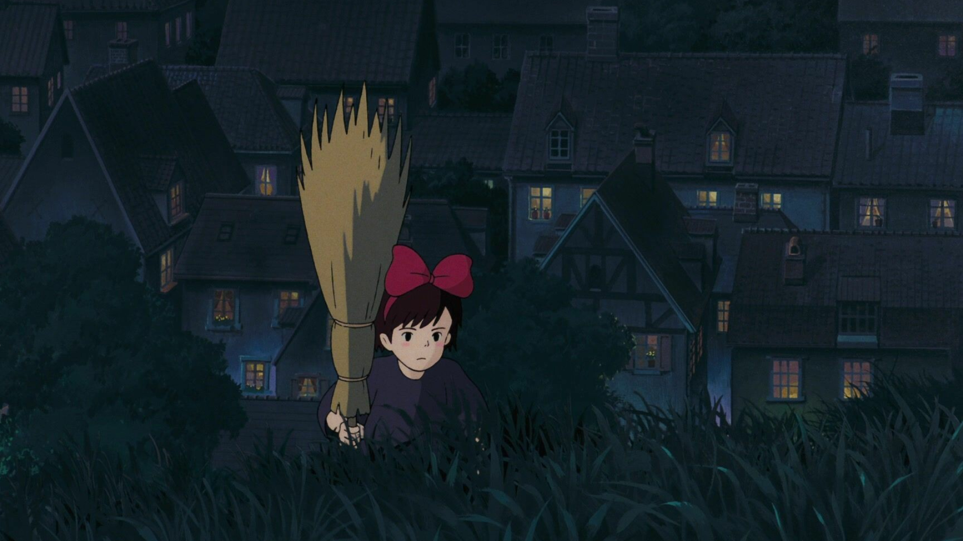 Fancaps. net, Kiki's Delivery Service, Ghibli movies, Charming animation, 1920x1080 Full HD Desktop