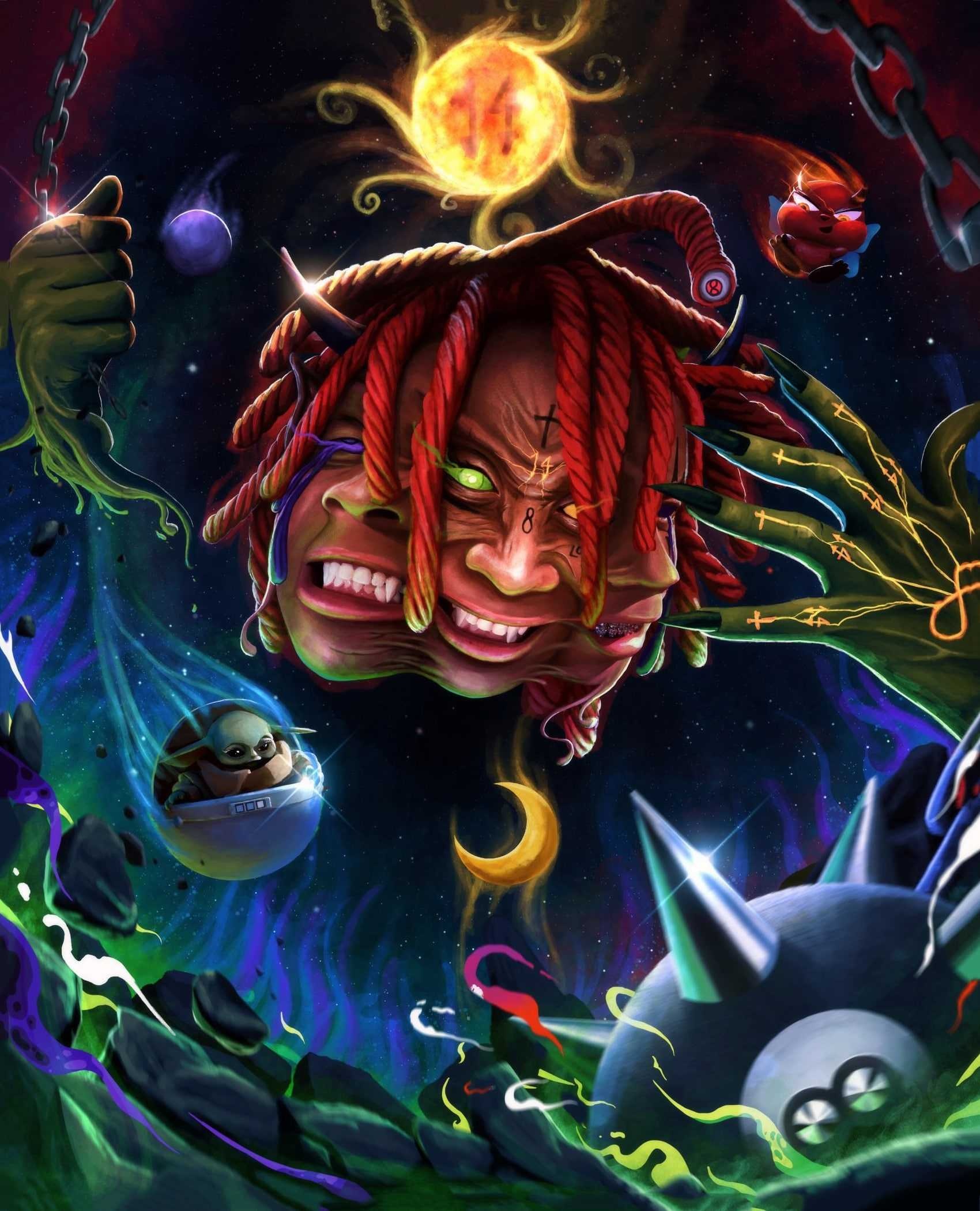 Trippie Redd, Trippie Redd wallpaper, NAWPIC, Rapper wallpaper, 1700x2100 HD Phone