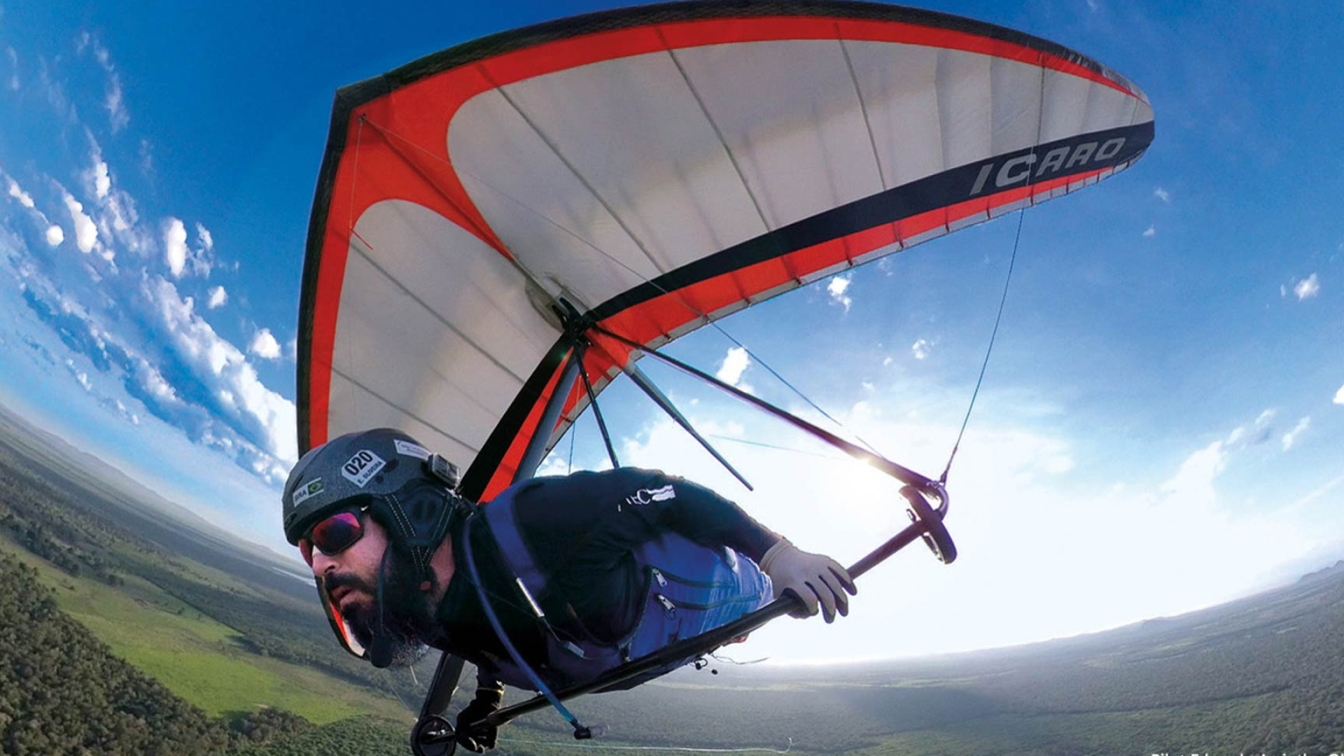 Icaro hang glider, Laminar design, High-performance flight, Cutting-edge technology, 1920x1080 Full HD Desktop