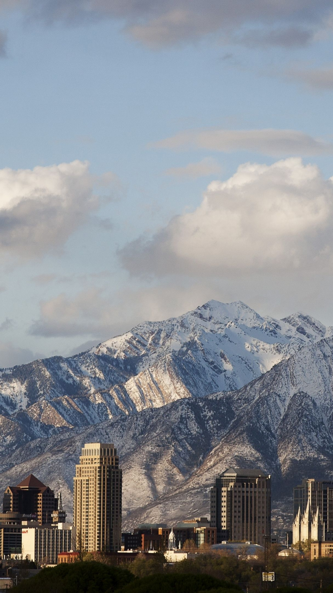 Salt Lake City wallpapers, Christmas theme, Festive decorations, Holiday season, 1080x1920 Full HD Phone