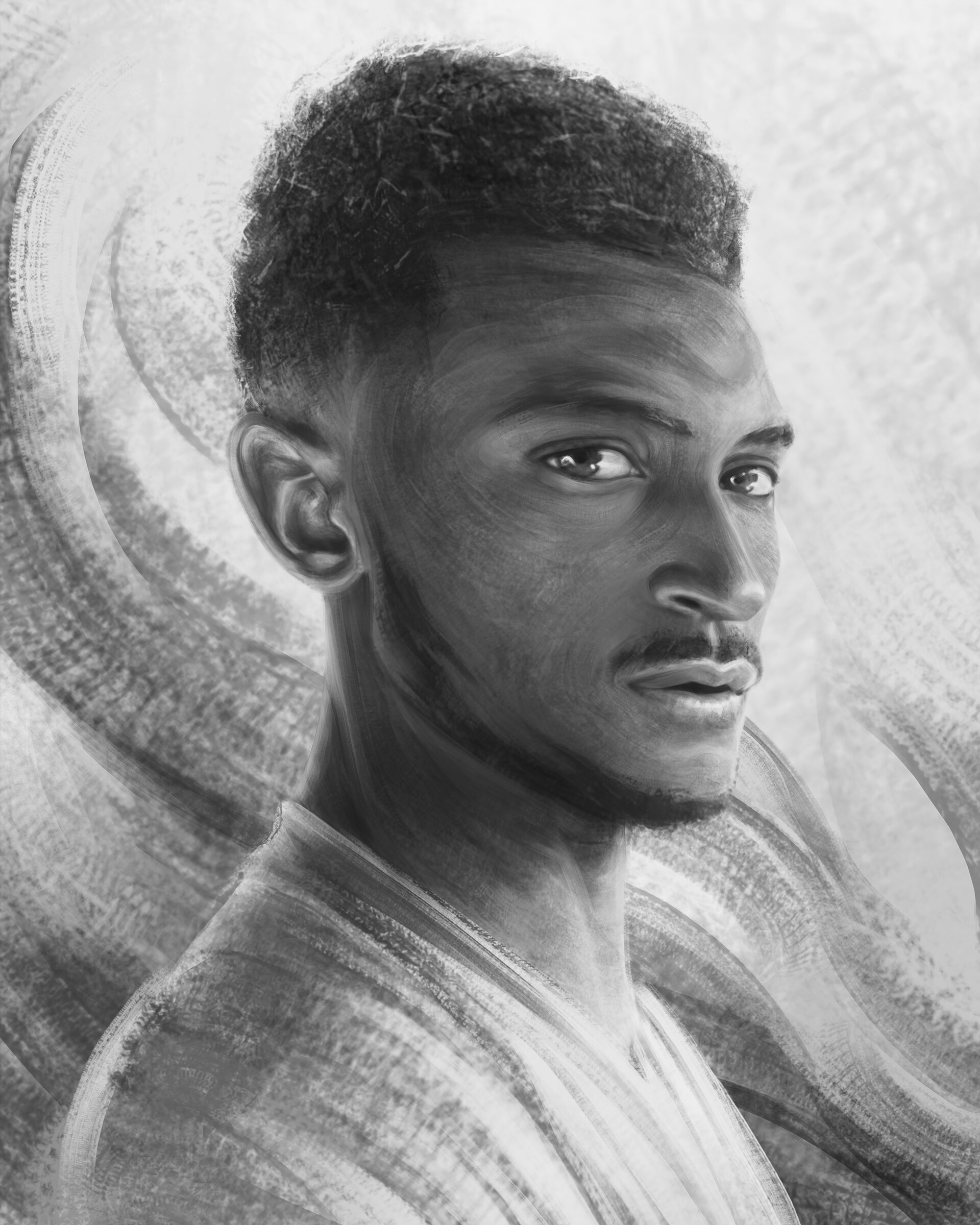 Marques Brownlee, Digital sketching, Artistic practice, Creative exercises, 1920x2400 HD Phone