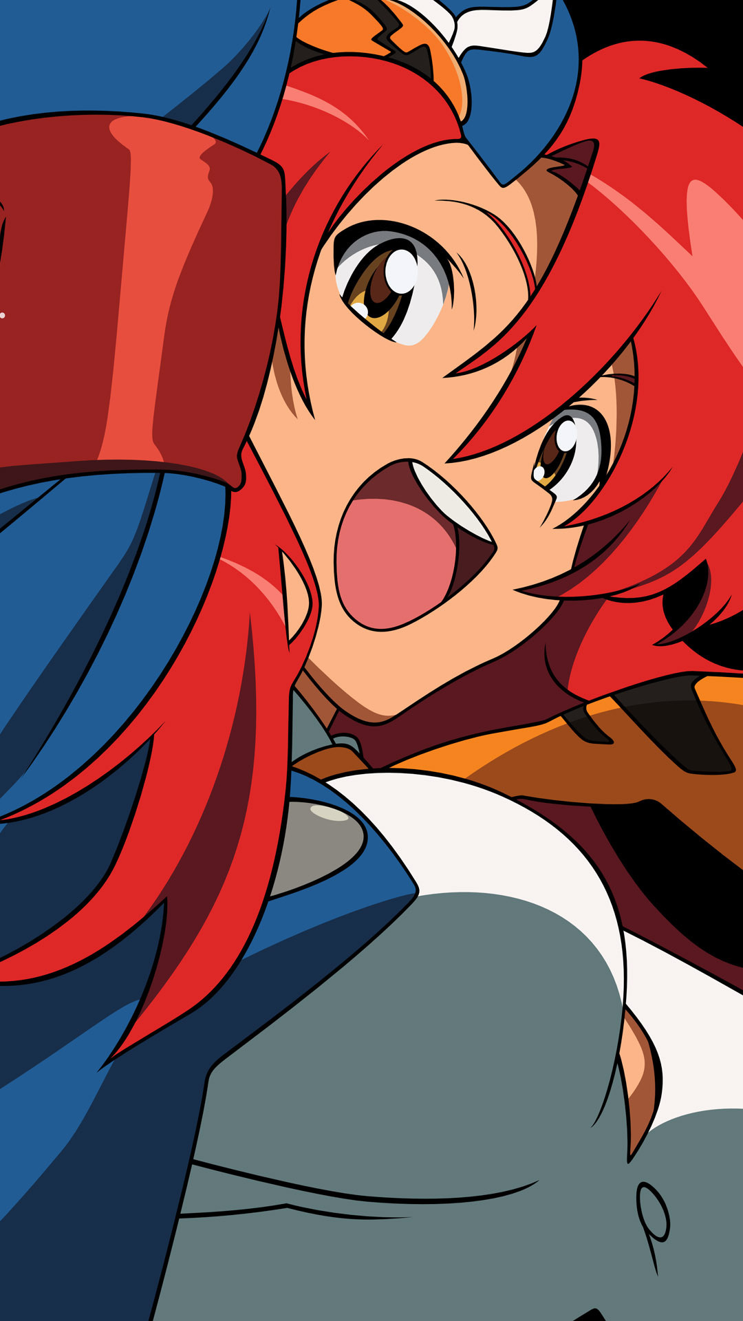 Yoko Littner, Tengen Toppa Gurren Lagann, Mobile wallpaper, 9801 ID, 1080x1920 Full HD Phone