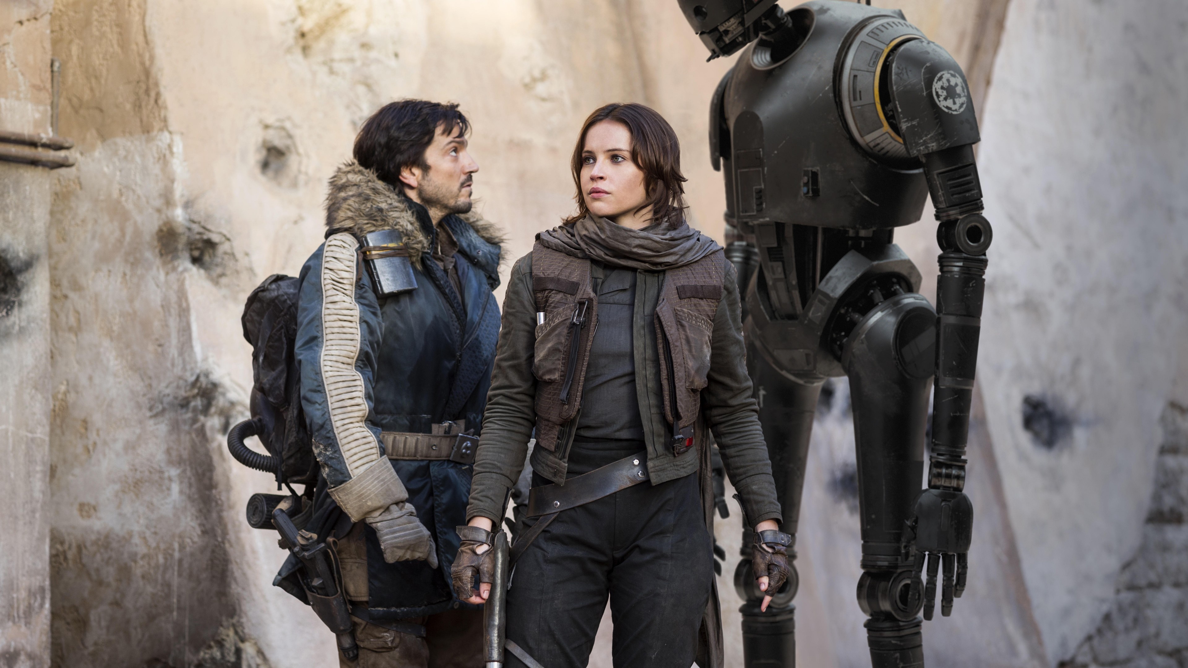 Rogue One, Star Wars story, Felicity Jones, 3840x2160 4K Desktop