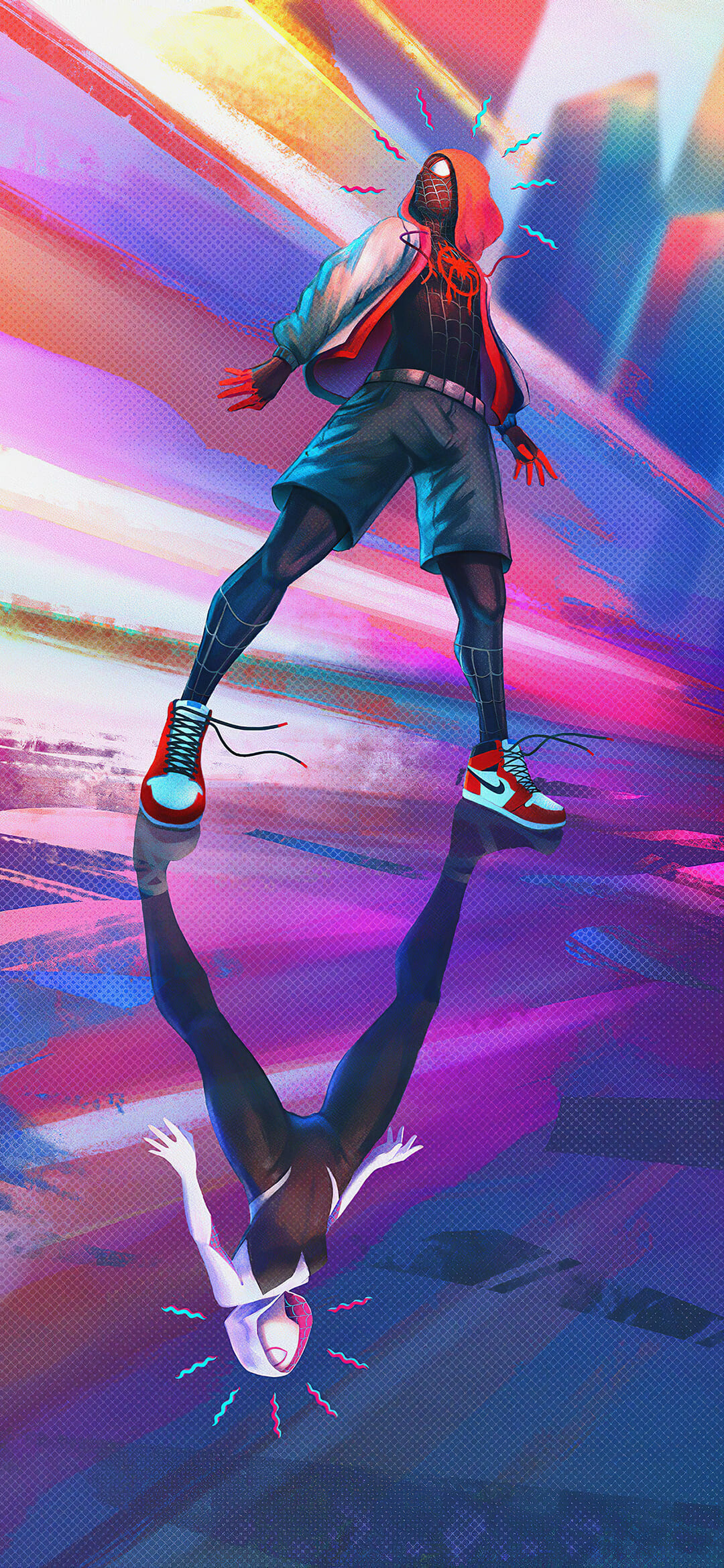 Spider-Man: Into the Spider-Verse, Getty wallpapers, Stunning visuals, Artistic interpretation, 1080x2340 HD Phone