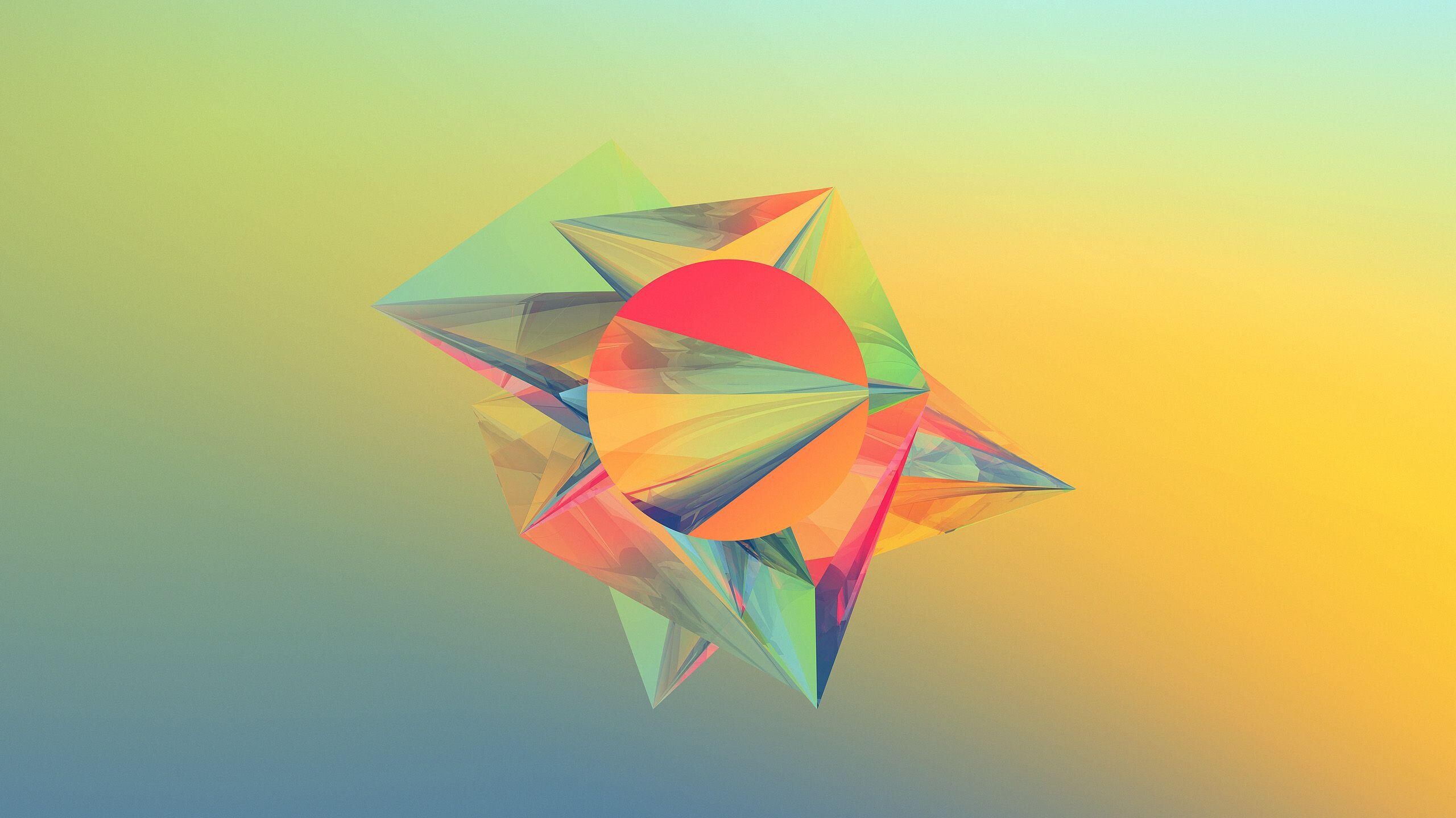 Geometric Abstract, Unique geometric compositions, Creative designs, Abstract art, 2560x1440 HD Desktop