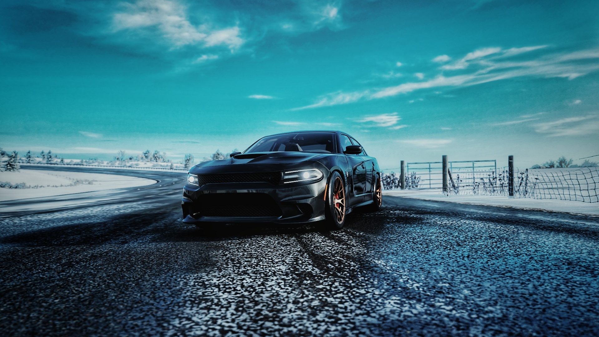 Dodge Charger SRT Hellcat, Forza Horizon 4, Skiboosh, HD wallpapers, 1920x1080 Full HD Desktop