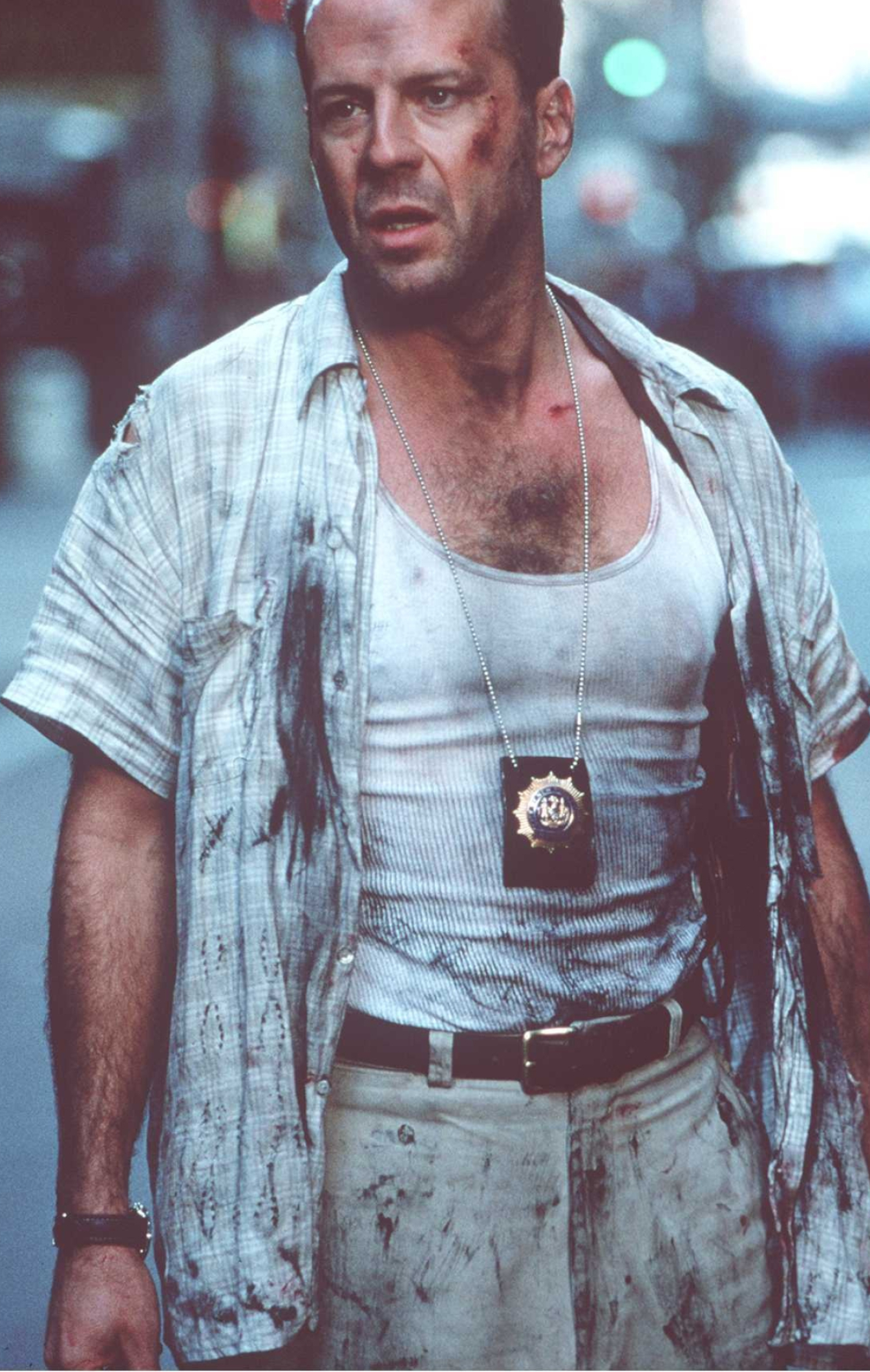 Bruce Willis and Die Hard, Battery commercial, John McClane's return, Must-watch, 1350x2130 HD Phone