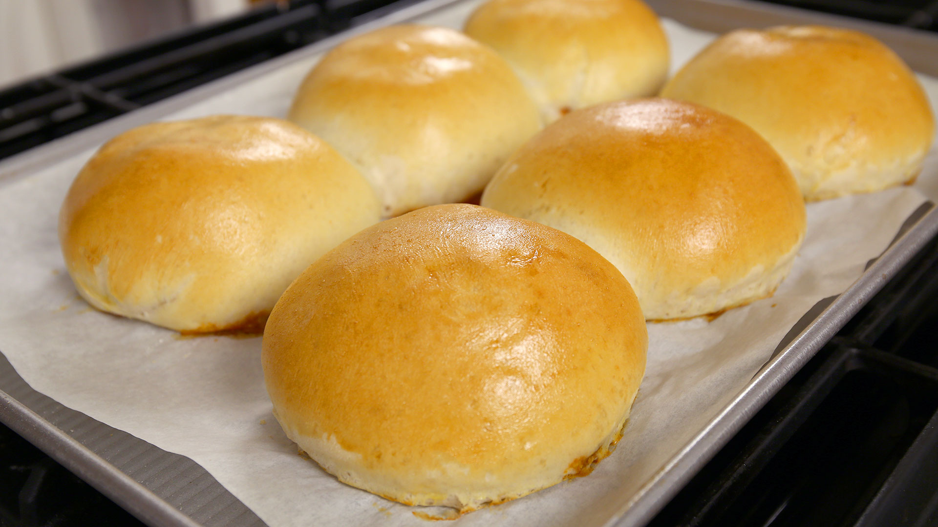 Kimchi pork buns, Korean-inspired delicacy, Fusion of flavors, Umami explosion, 1920x1080 Full HD Desktop