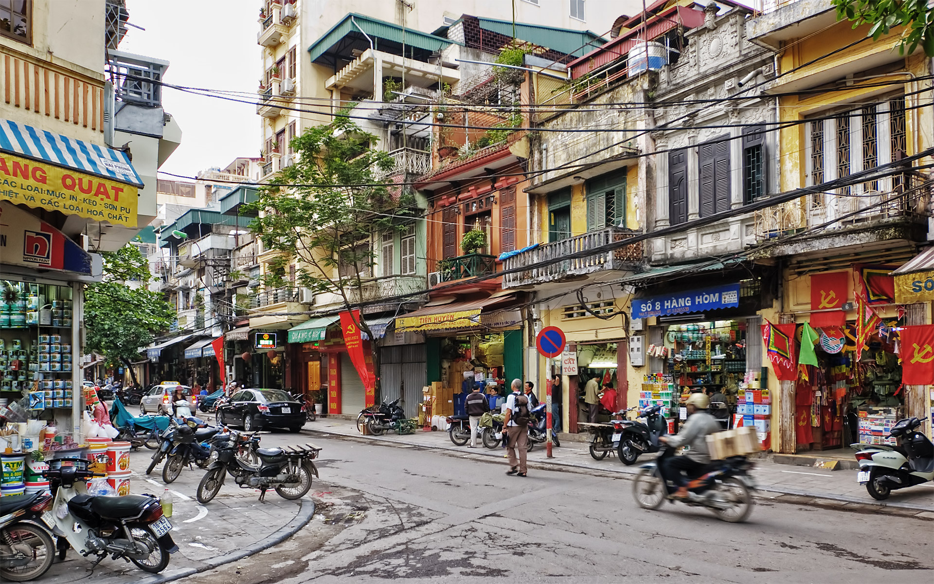 Hanoi, Classical feature, Old quarter, Hanoi online, 1920x1200 HD Desktop