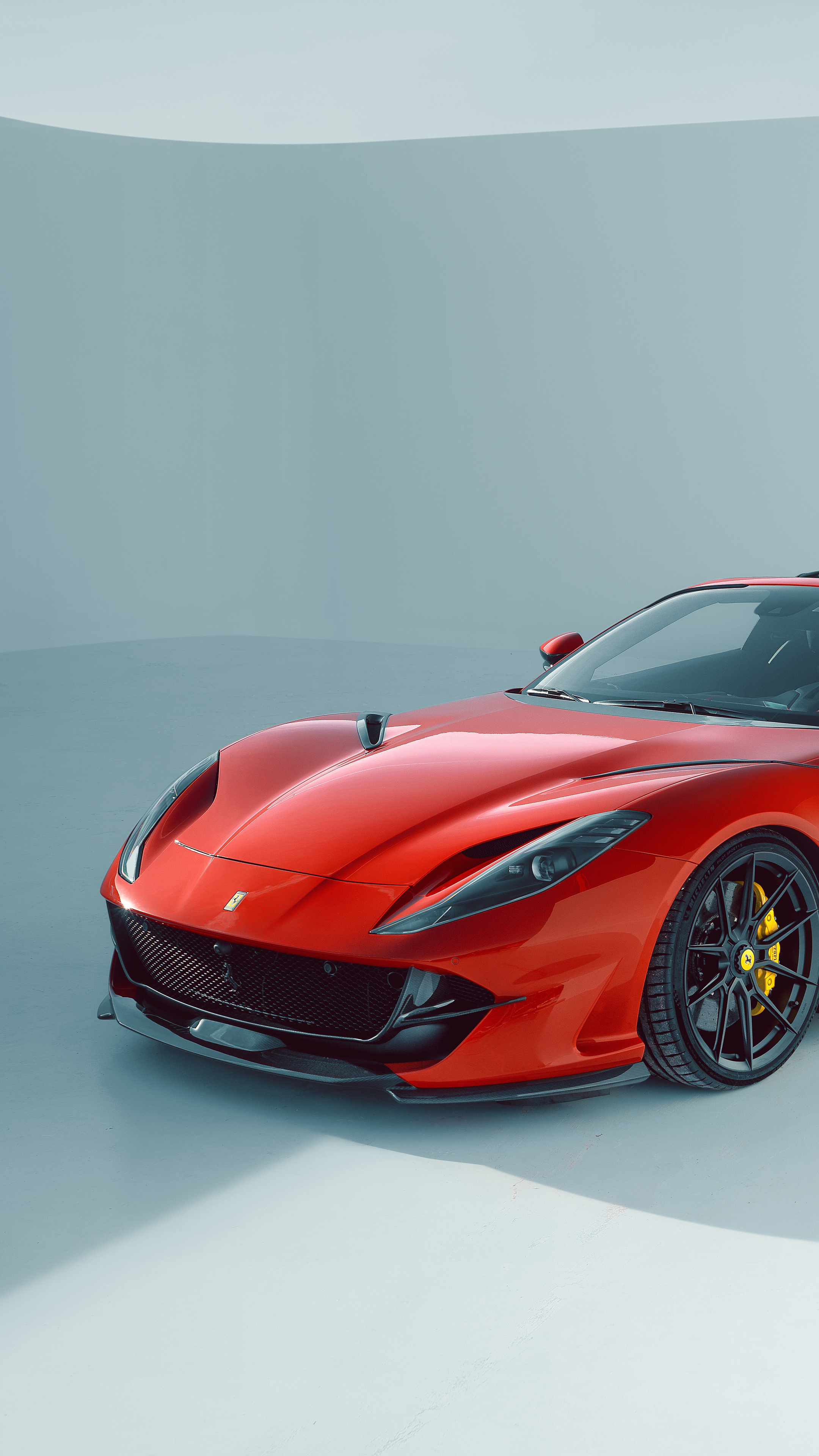 Ferrari 812 GTS, Novitec tuning, 8K resolution, Sony Xperia, 2160x3840 4K Phone