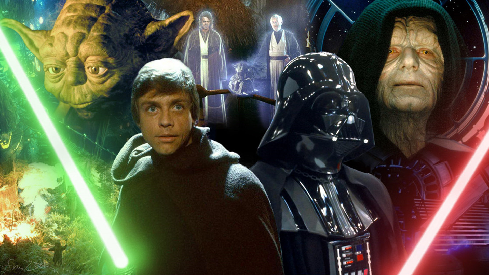 Return of the Jedi, Stunning wallpaper, Iconic scenes, Star Wars trilogy, 1920x1080 Full HD Desktop