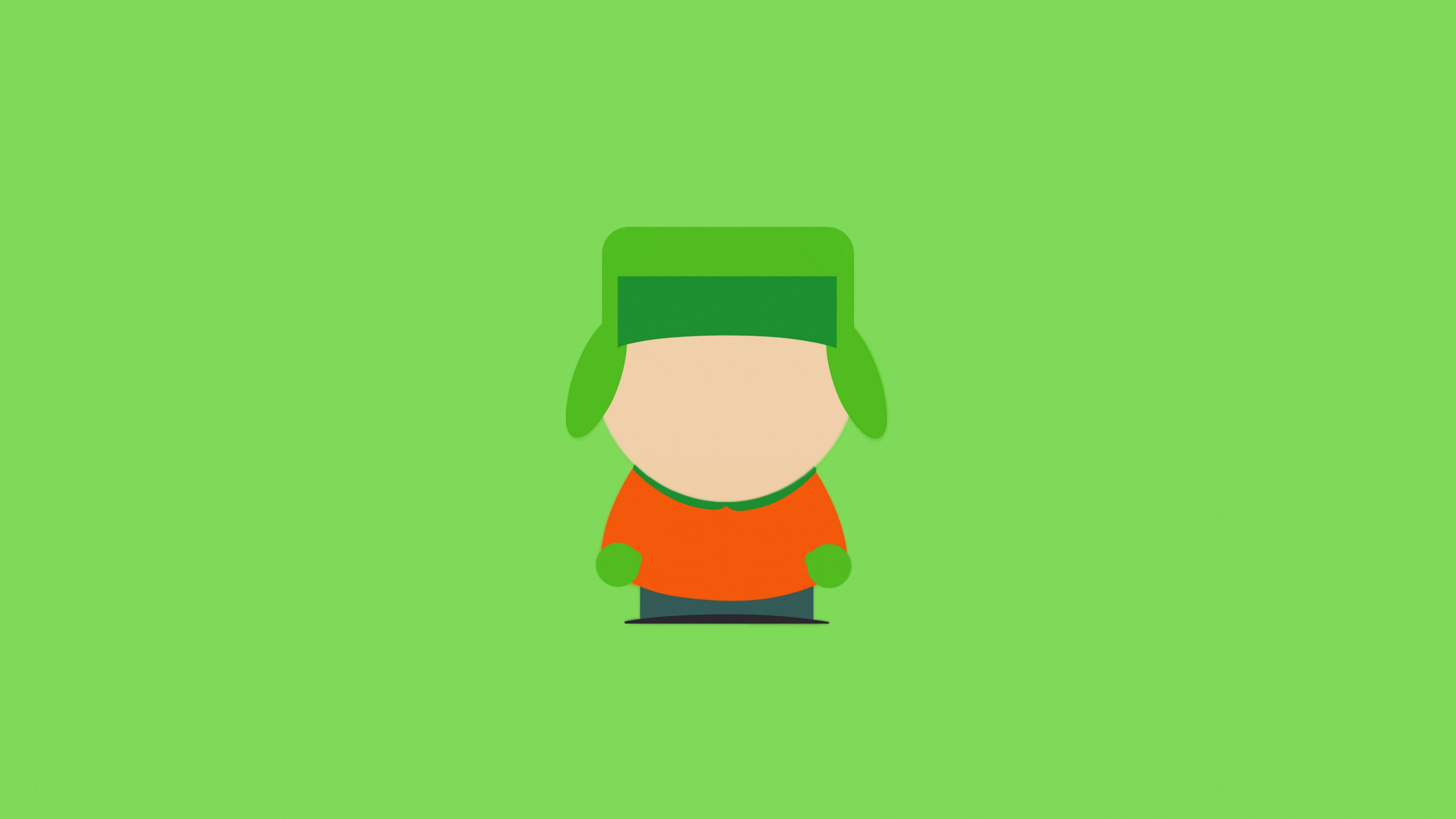 South Park TV Show, Kyle Broflovski Minimal Wallpaper, 3840x2160 4K Desktop